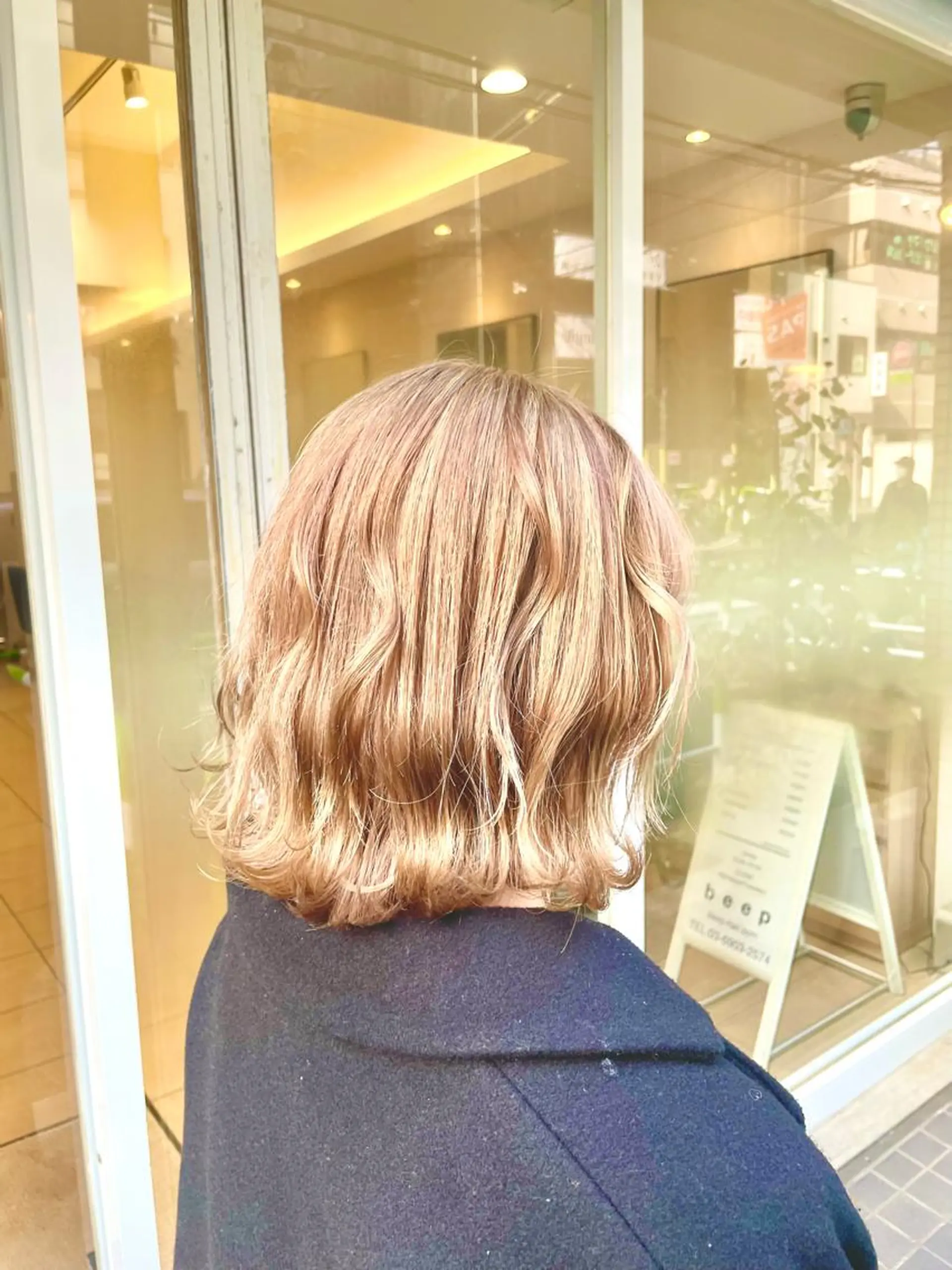 ミディアム GO TODAY シェアサロン 原宿Verno店所属・ブリーチ/髪質改善/ ボブ特化/よしきのヘアスタイル