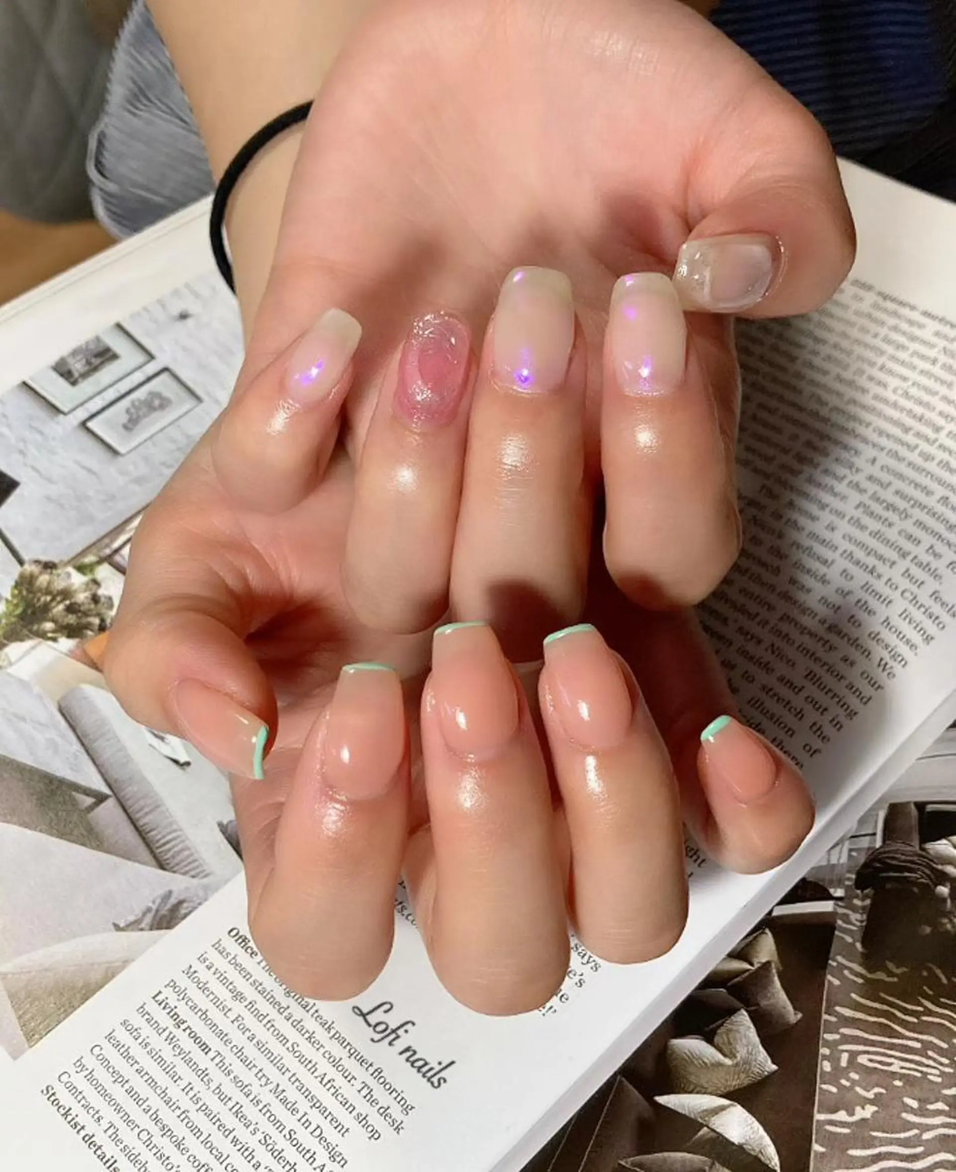 ミディアム ネイル Lofi nails ゆきこのネイルデザイン