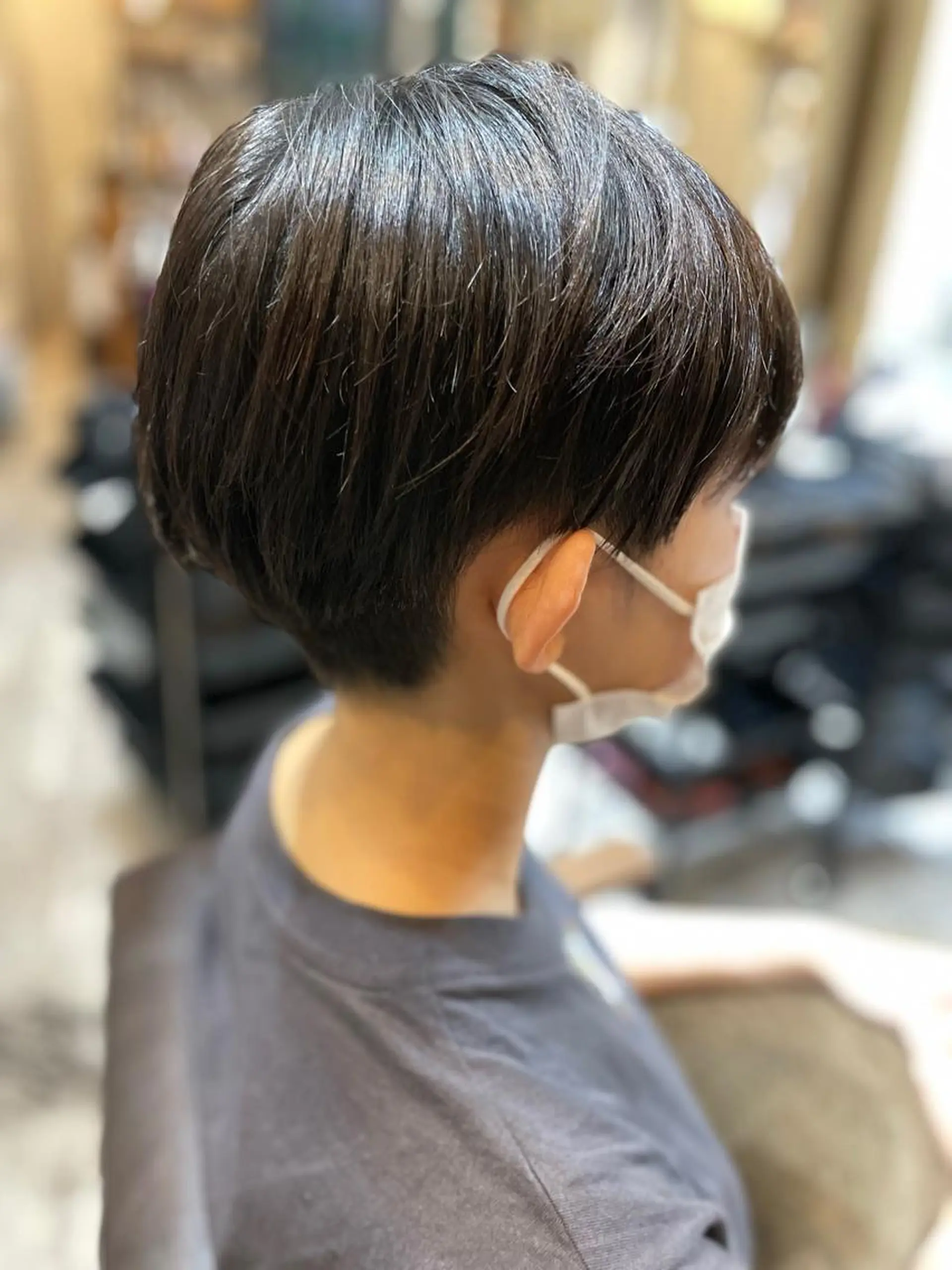 ショート hair make powder 薮本のヘアスタイル