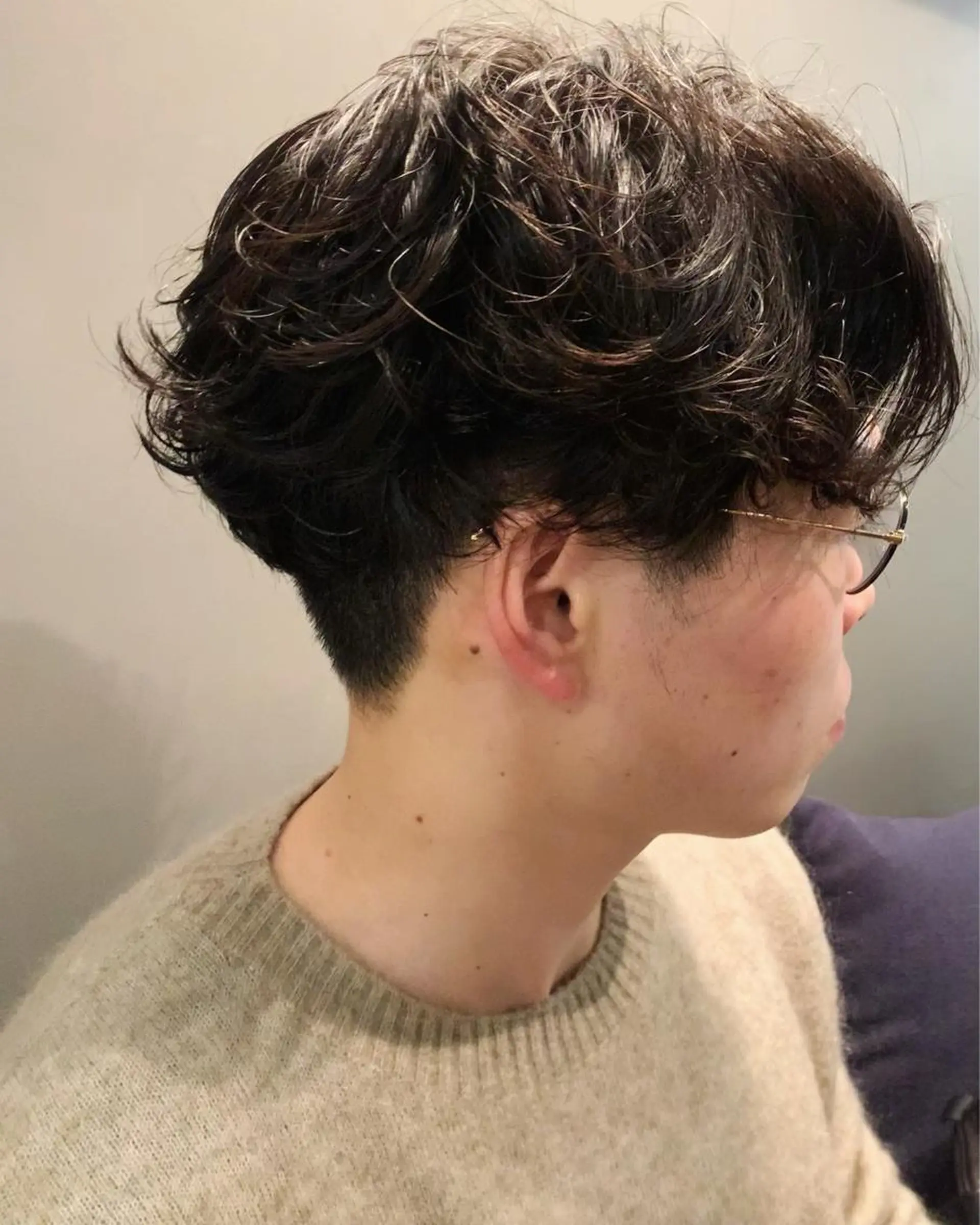 パーマ メンズ NERO 眞下秋歩のヘアスタイル