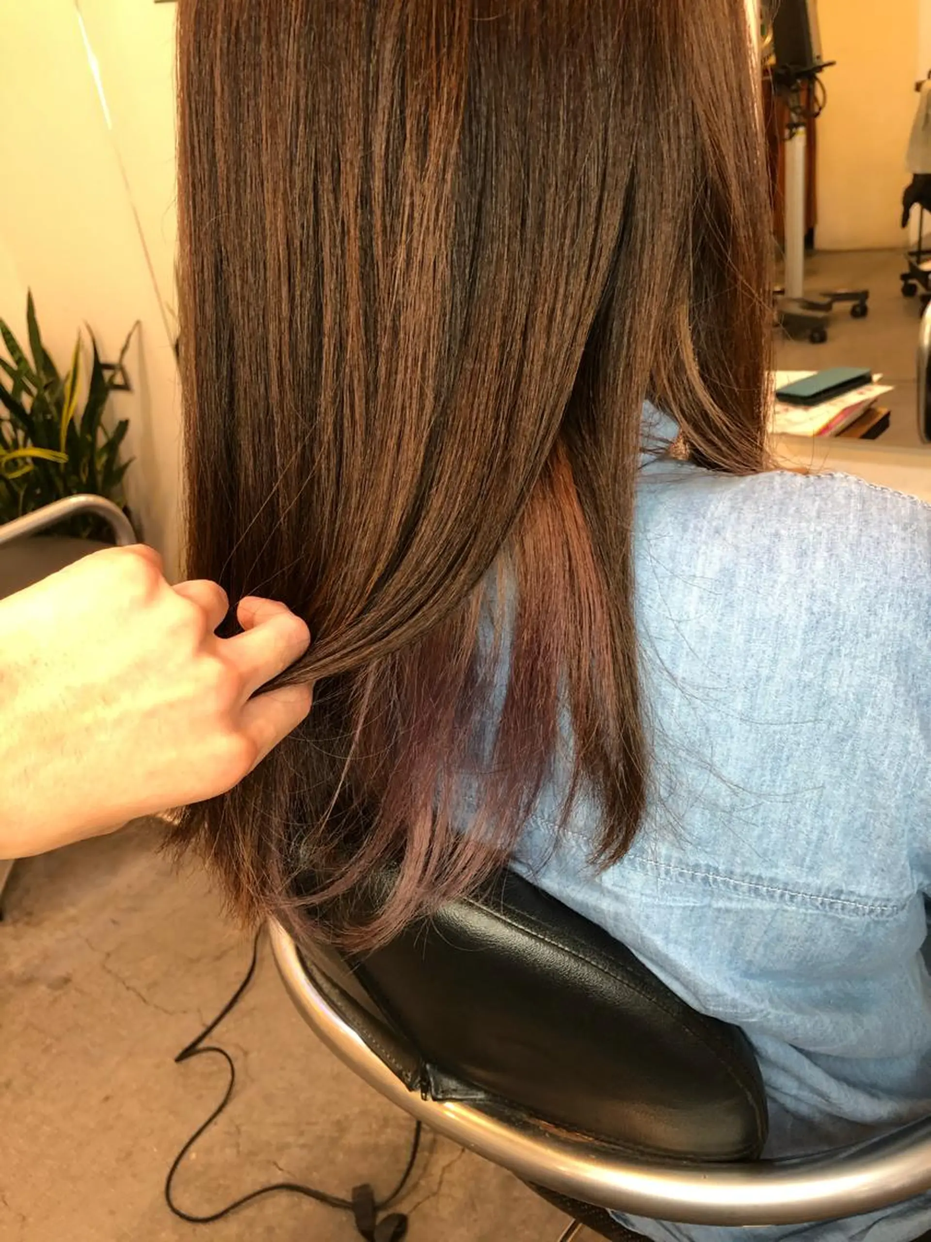 セミロング 村上 楓弥のヘアスタイル