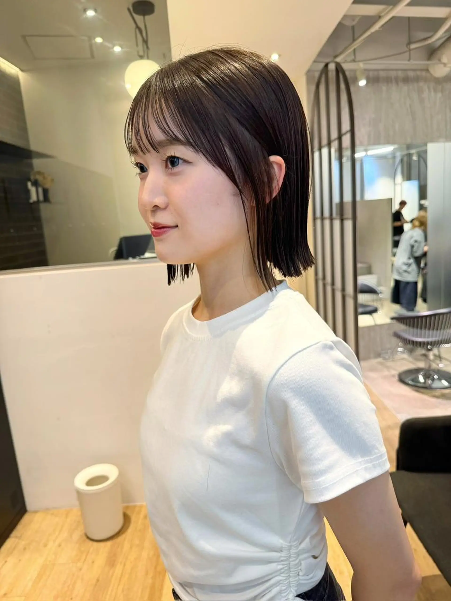 ミディアム カラー カット ヘアカラー レイヤー/パーマ 透明感カラー倉持弘人のヘアスタイル