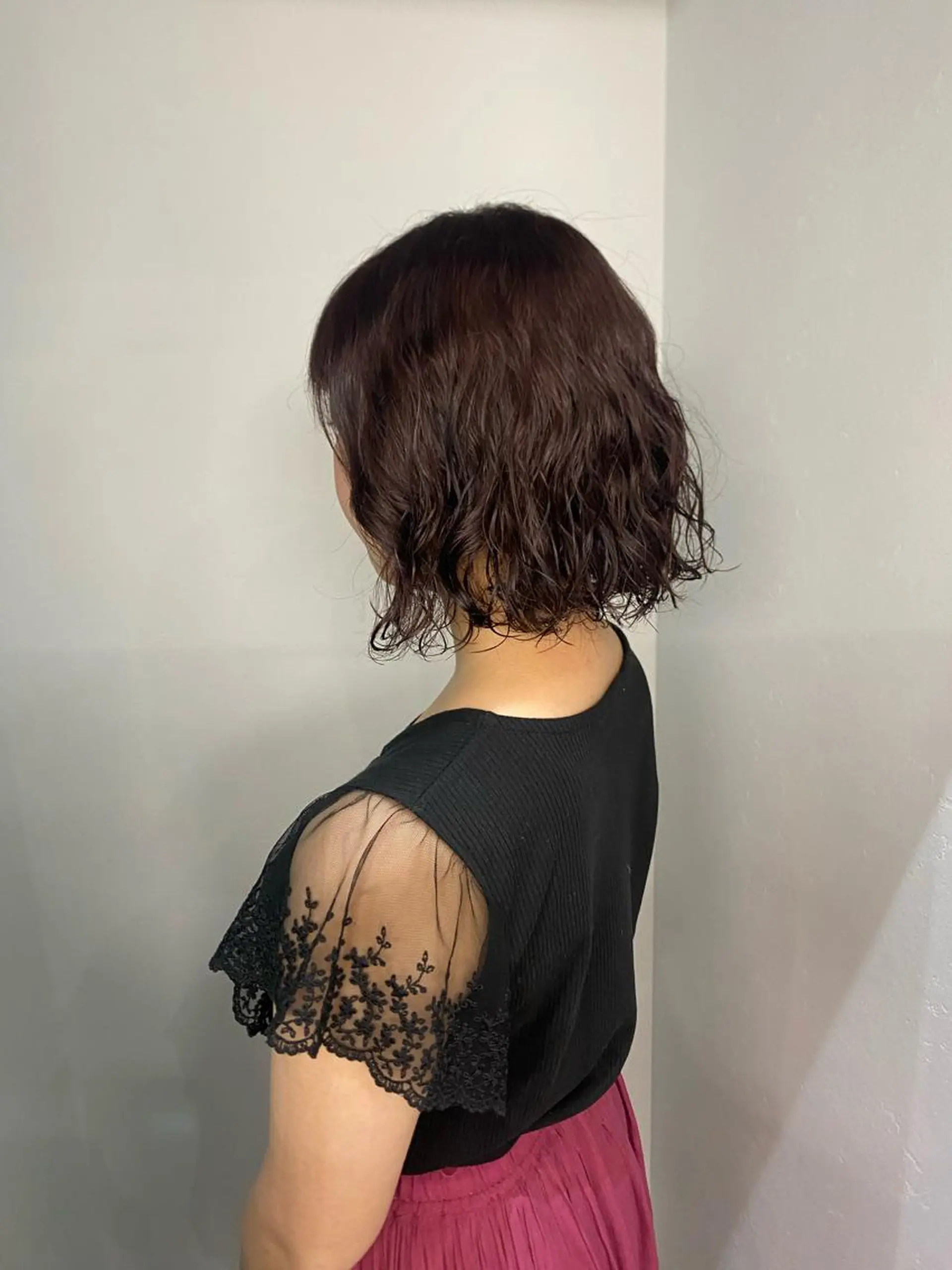 ショート カラー パーマ ブリーチ ラベンダーカラー ブリーチなしカラー 🤎カット/ブリーチ /縮毛矯正/大宮🤎のヘアスタイル