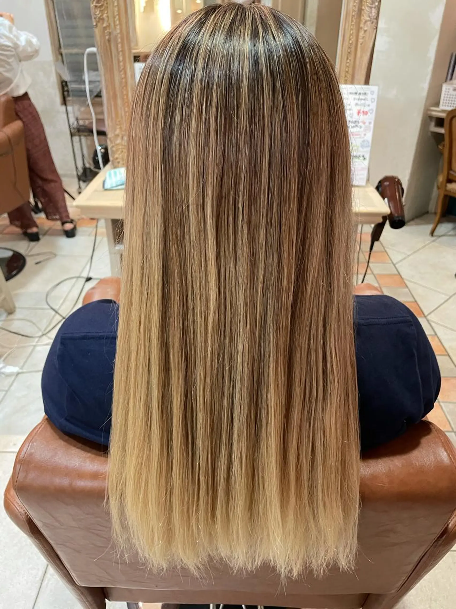 ロング カラー トリートメント 宮城千奈美🍒 カットモデル募集のヘアスタイル