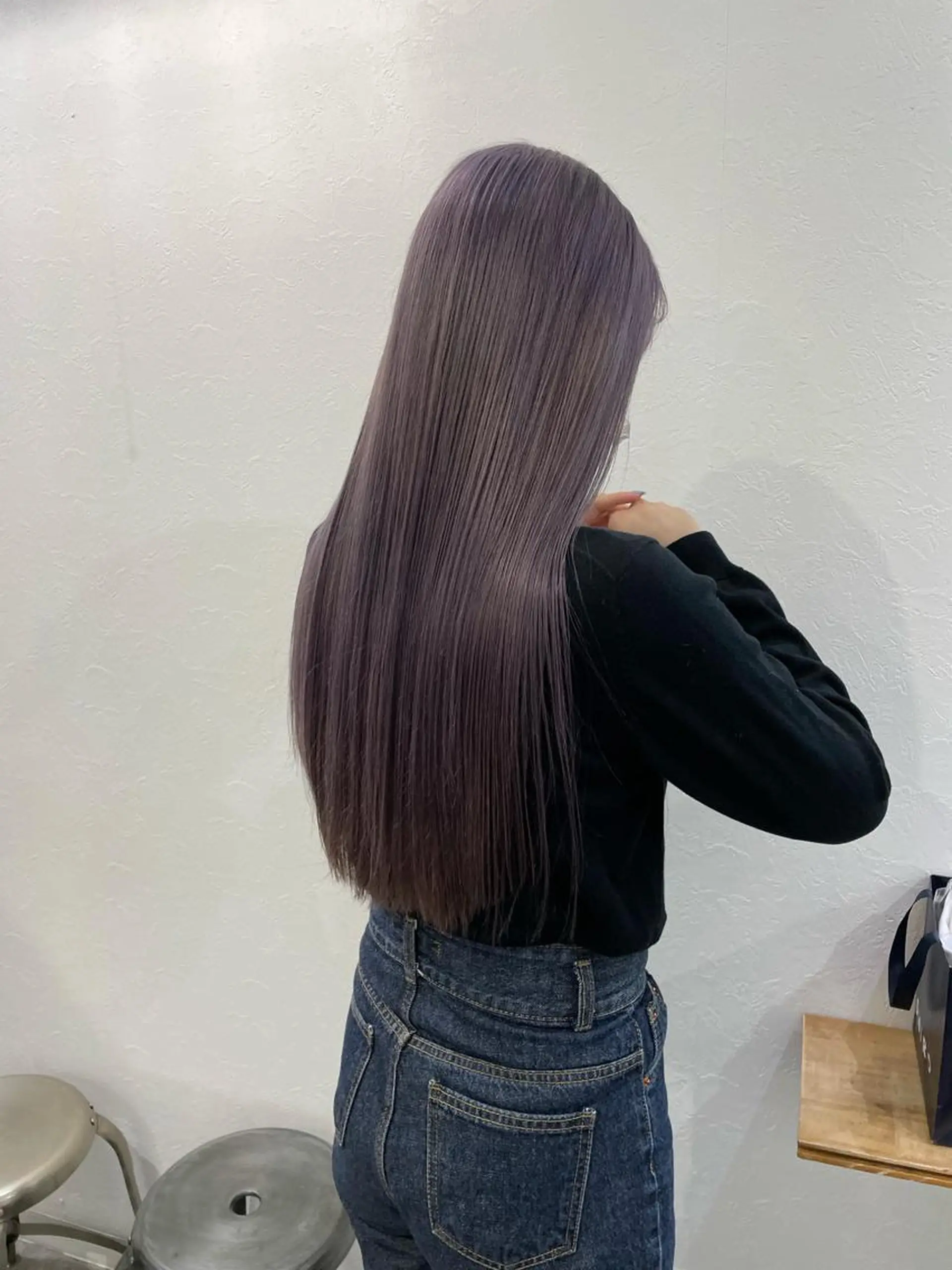 ロング カラー パーマ ヘアアレンジ キッズ ネイル マツエク・マツパ アイブロウ ハイトーンカラー ラベンダーカラー ヘアカラー トリートメント パーマ/透明感カラー /ボブ/吉田一生のヘアスタイル