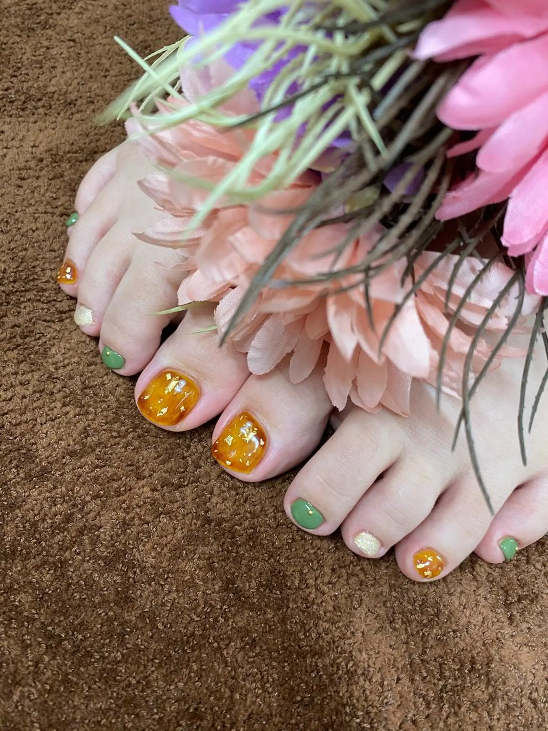 ネイル フットネイル Glanz  Nail aのネイルデザイン