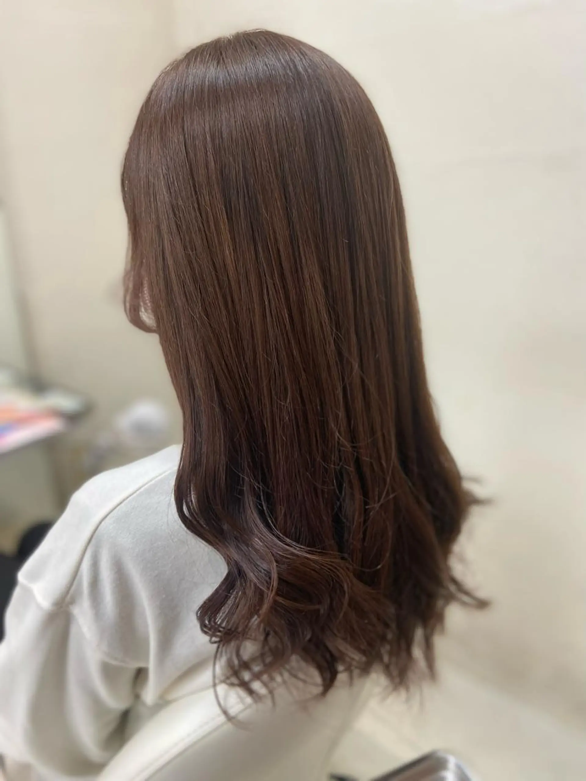 ロング カラー ヘアカラー トリートメント 菊地 美憂のヘアスタイル