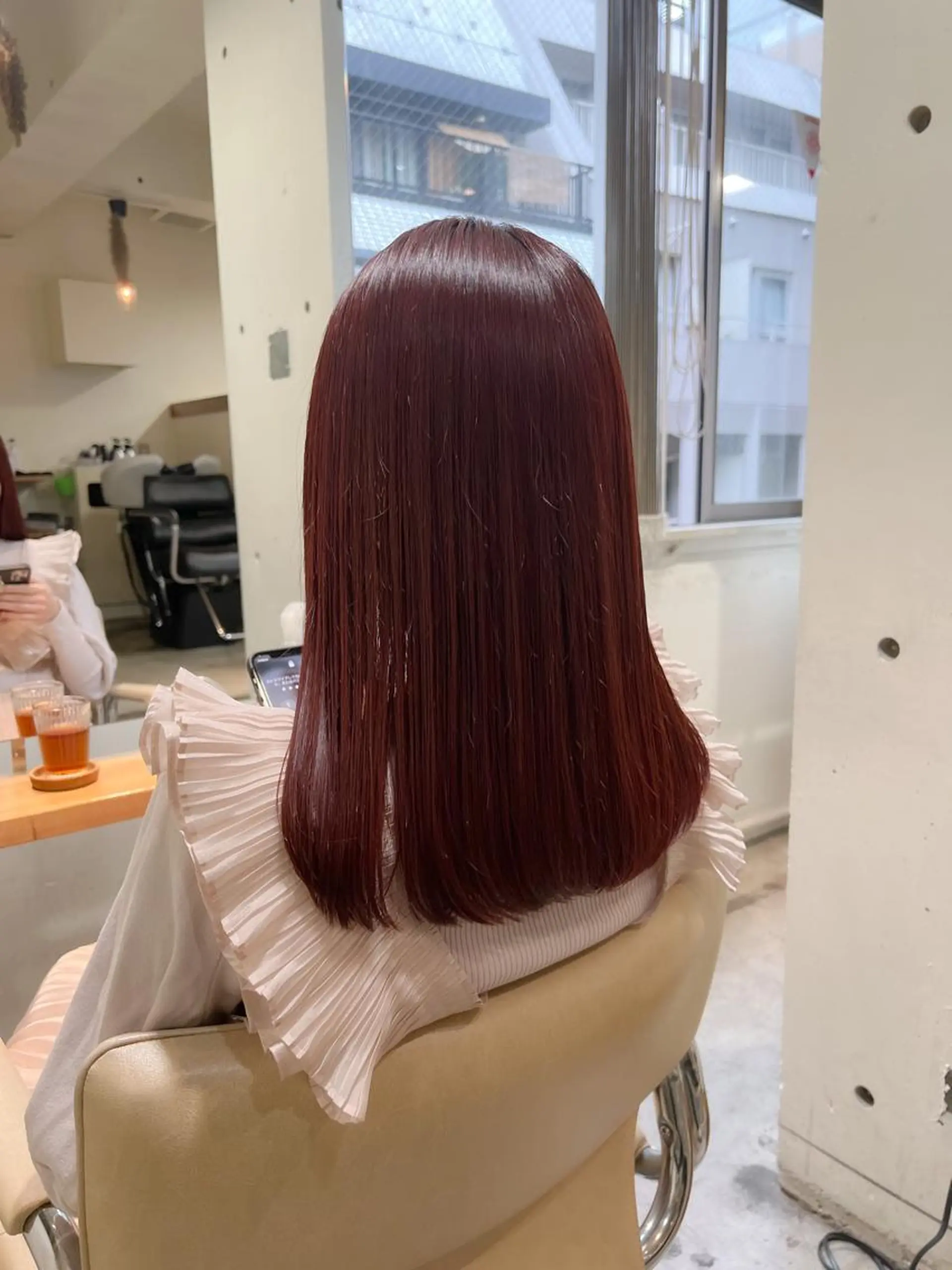 ミディアム カラー パーマ ブリーチ ブリーチなしカラー レッドカラー スパイキーショート/ メンズヘア/hugeのヘアスタイル