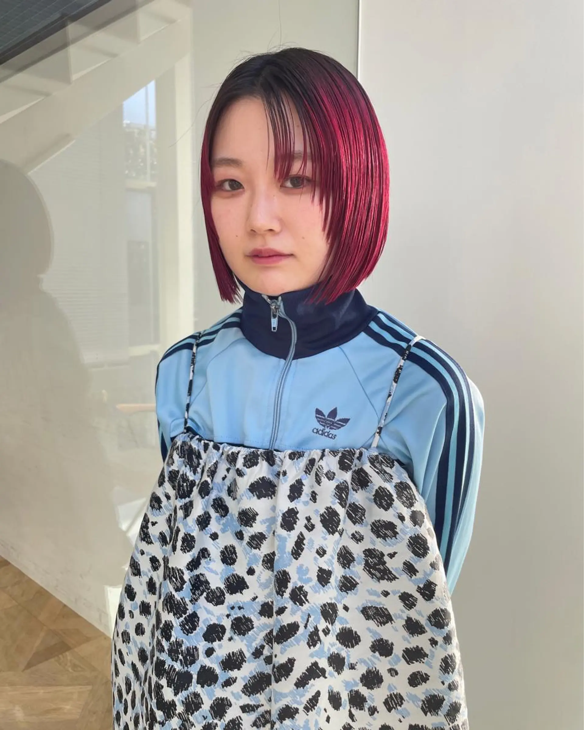 ショート ボブレイヤー ボブ レイヤーカット 舟越 小百合のヘアスタイル