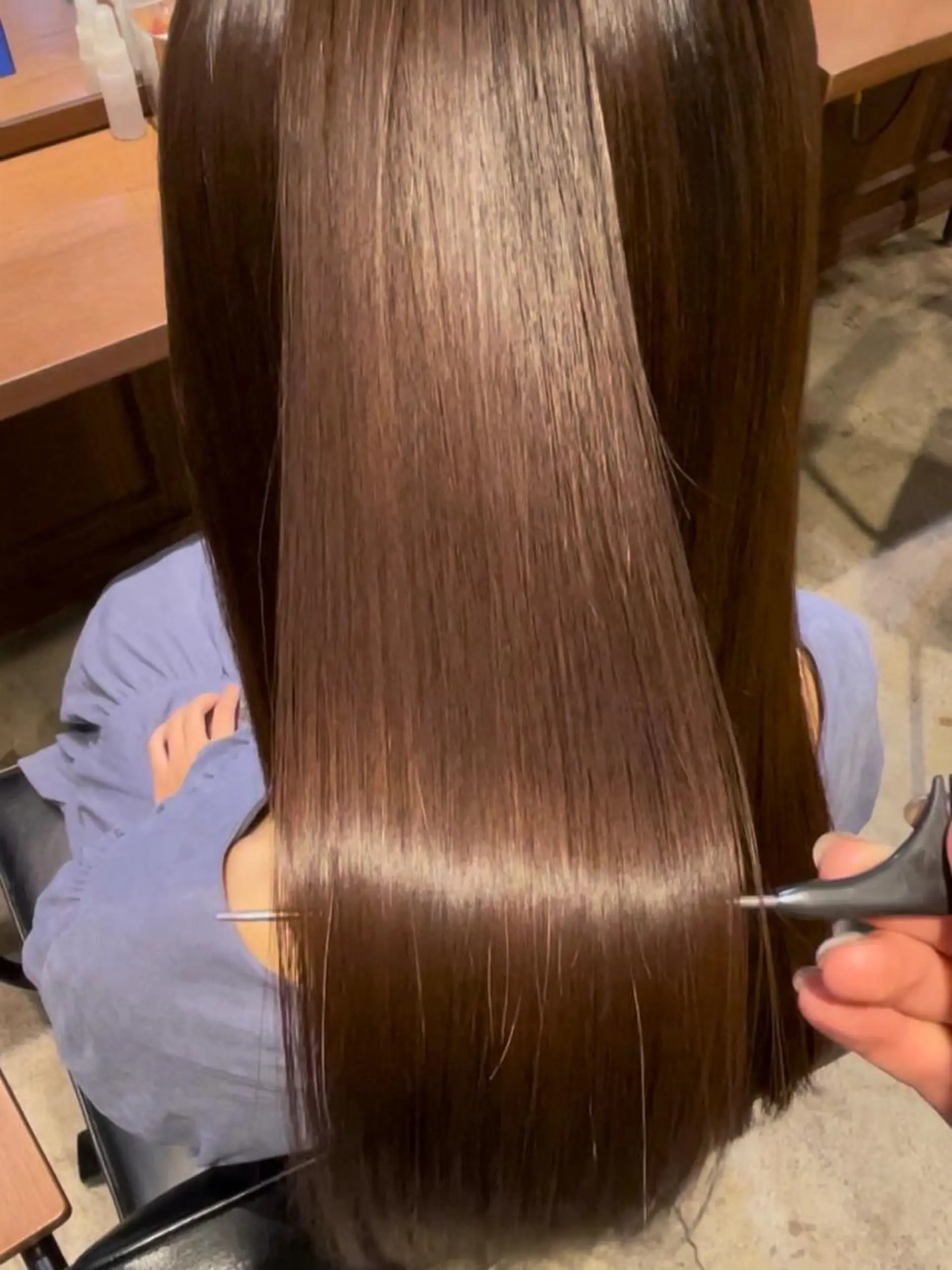 ロング カラー ヘアアレンジ カット ヘアカラー 縮毛矯正 トリートメント maoブリーチ無し 似合わせカラーのヘアスタイル