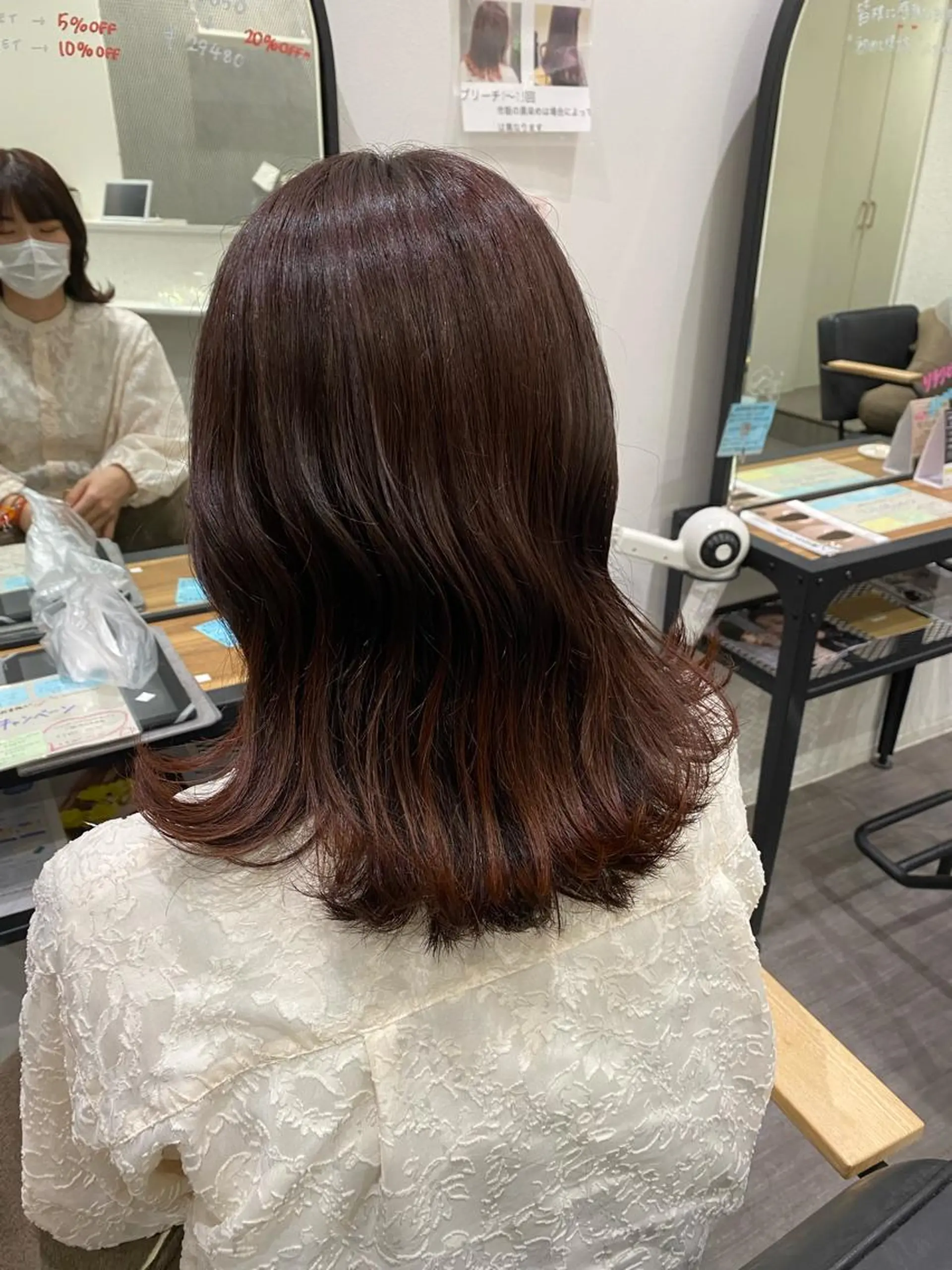 ミディアム カット ヘアカラー cocotte🌿 amaneのマツエク・マツパデザイン