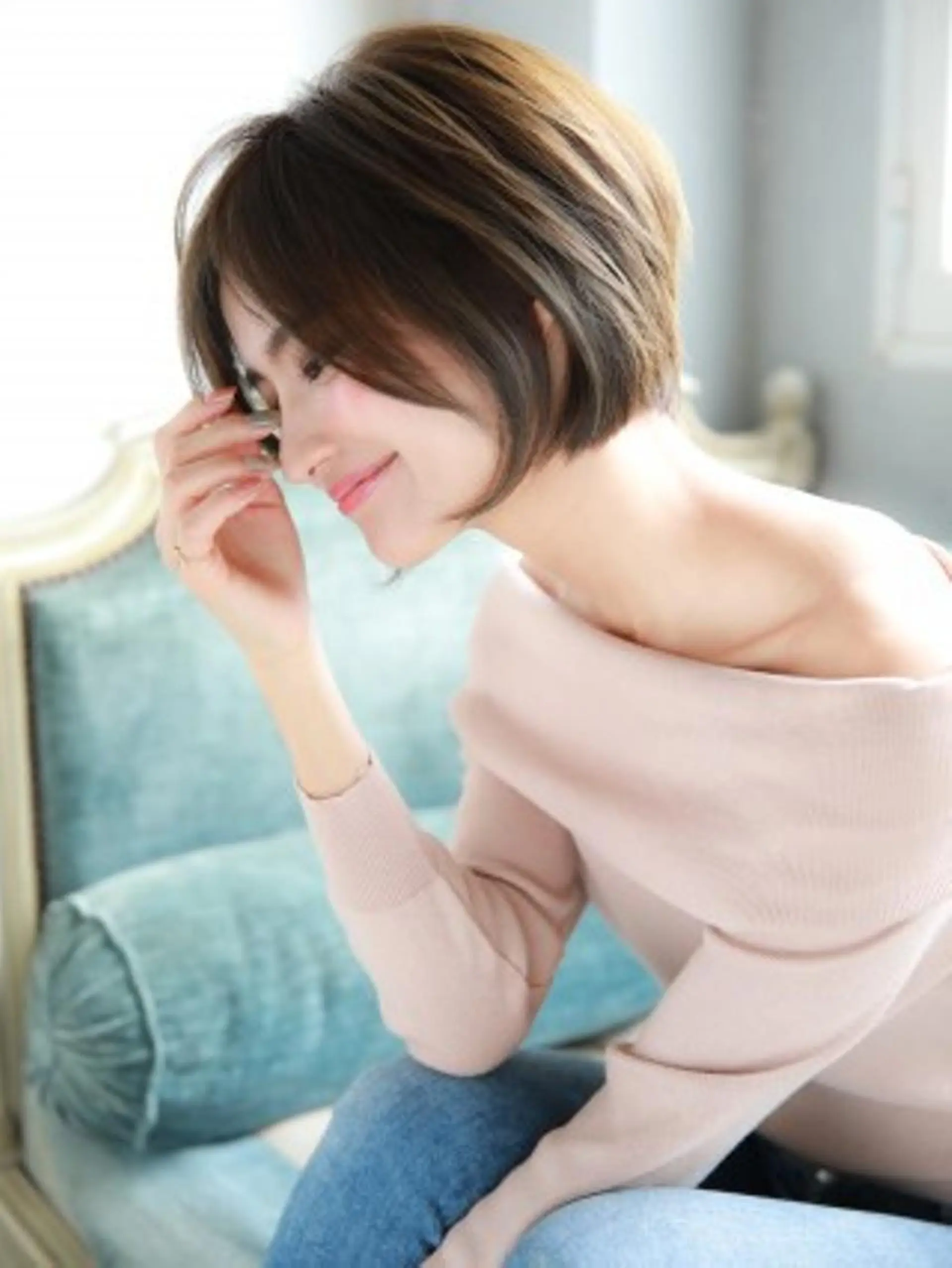 ショート 江原 彩華のヘアスタイル