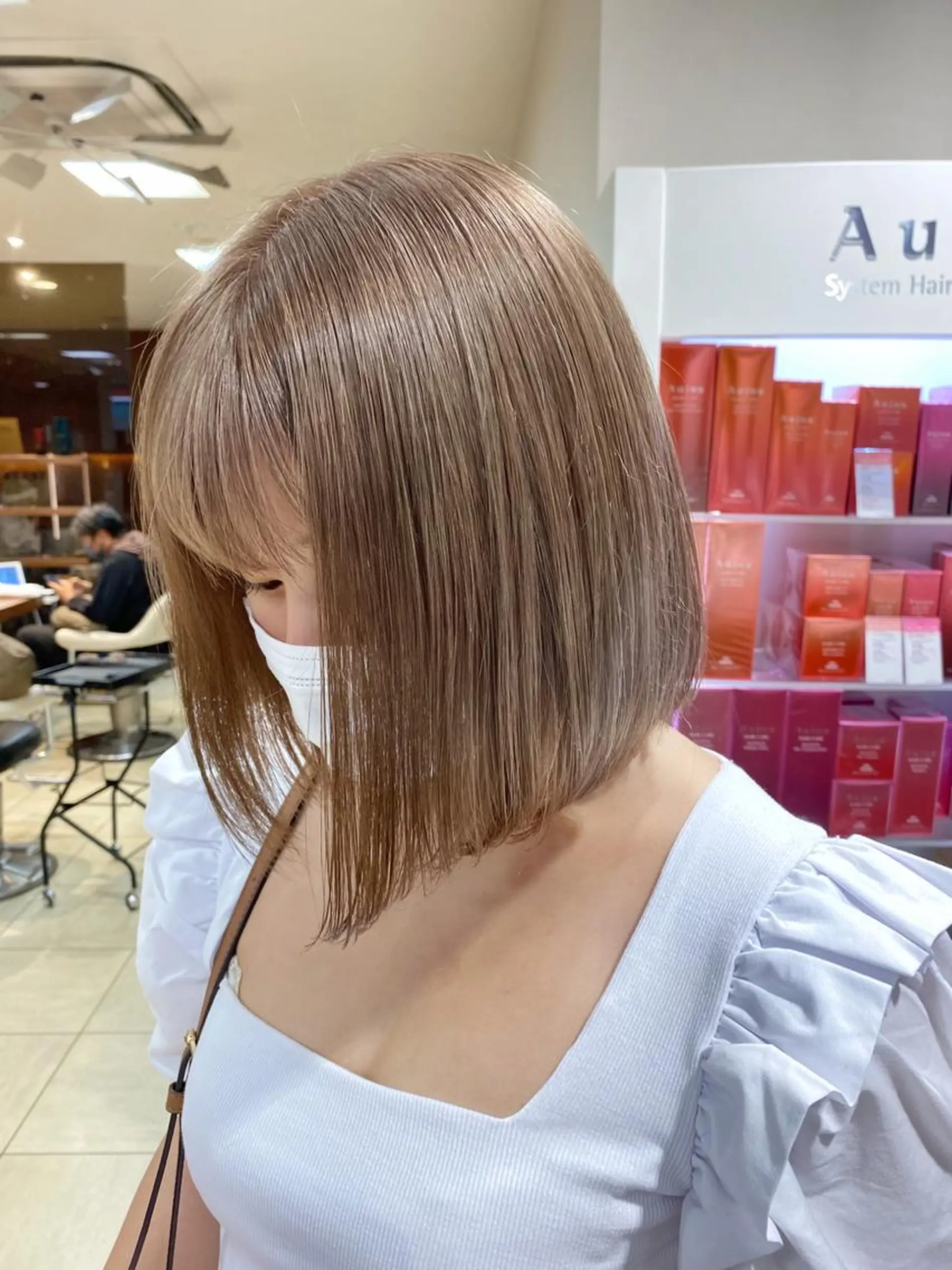 ミディアム カラー ブリーチ指名No.1 Daikiのヘアスタイル