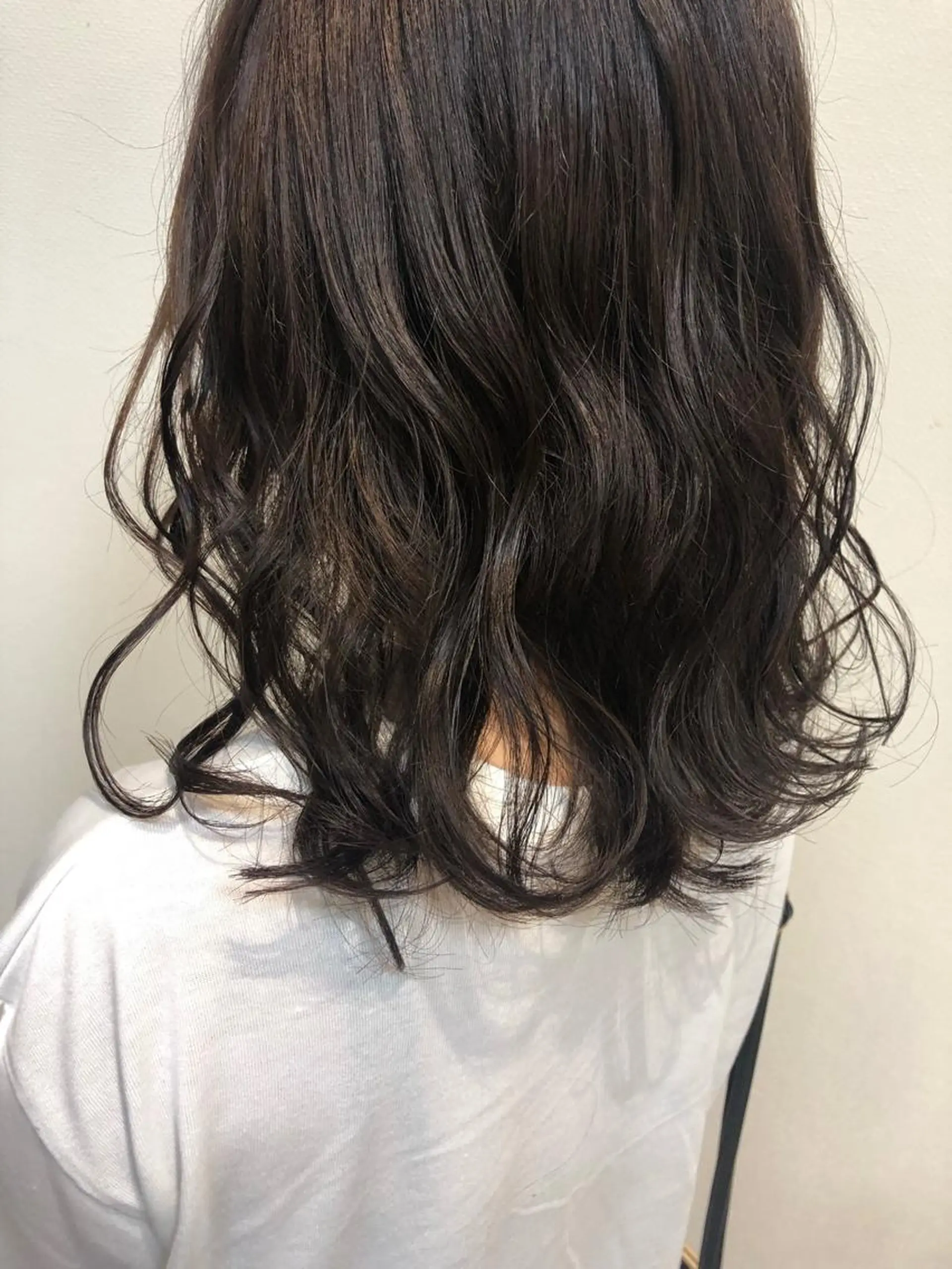 ミディアム カラー パーマ ヘアアレンジ ❣️倉敷❣️美髪 カラー能登一成のヘアスタイル