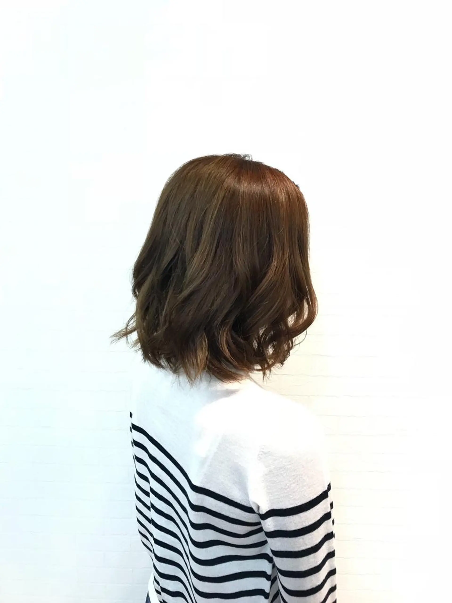 ミディアム ボブ GLOSS 心斎橋 山上のヘアスタイル