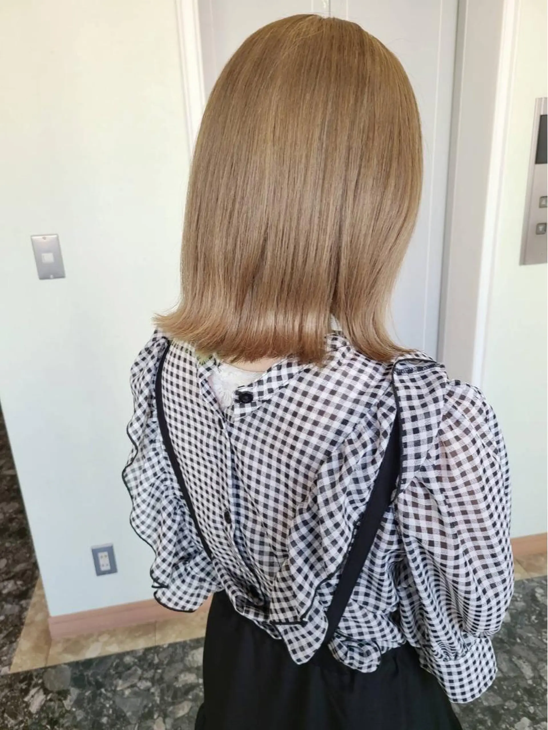 カラー ベージュカラー カット ヘアカラー トリートメント NUMBER 天王寺YUYAのヘアスタイル