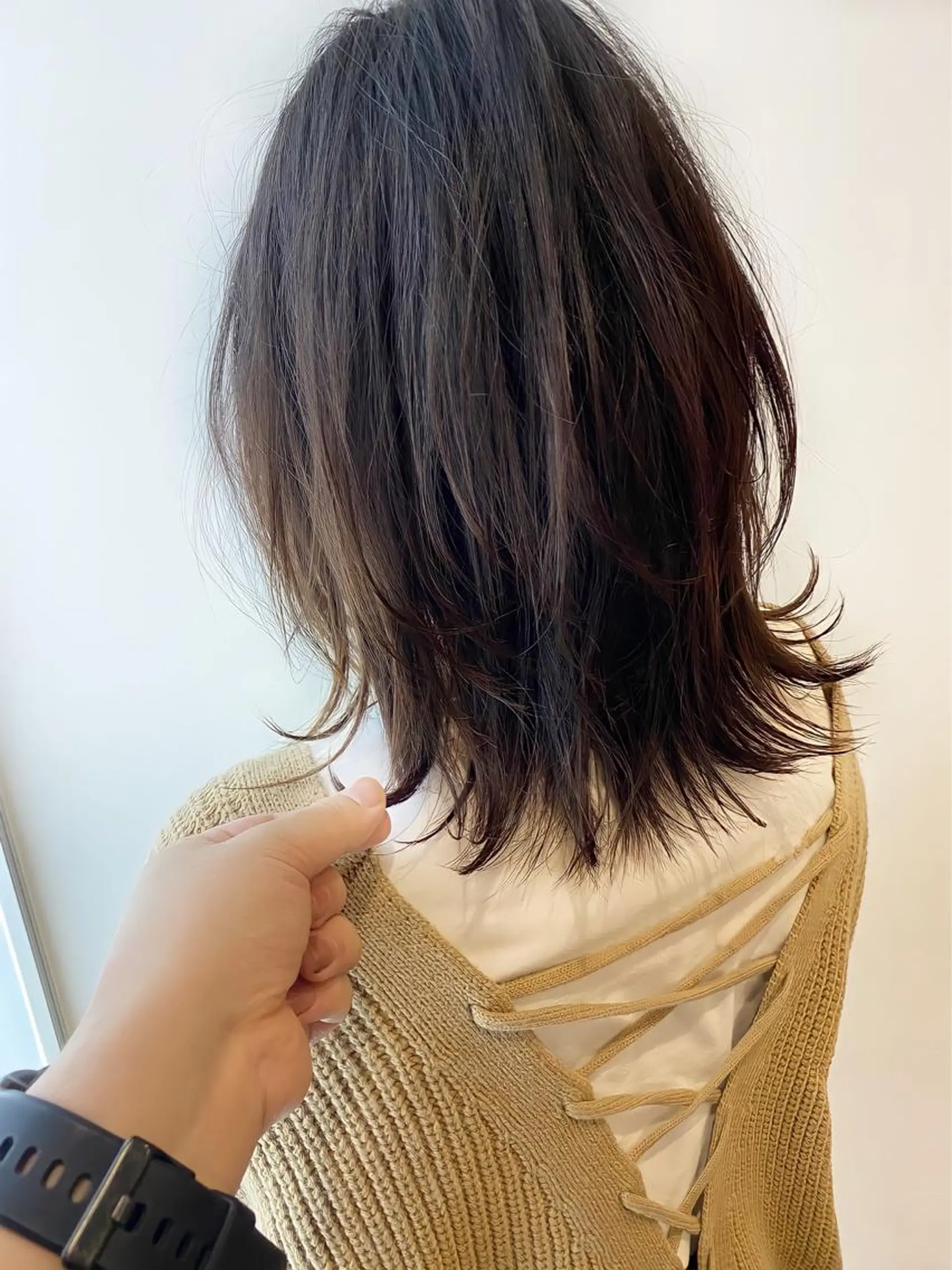 ミディアム 外ハネヘア STEP所属・STEP HIDEのヘアスタイル