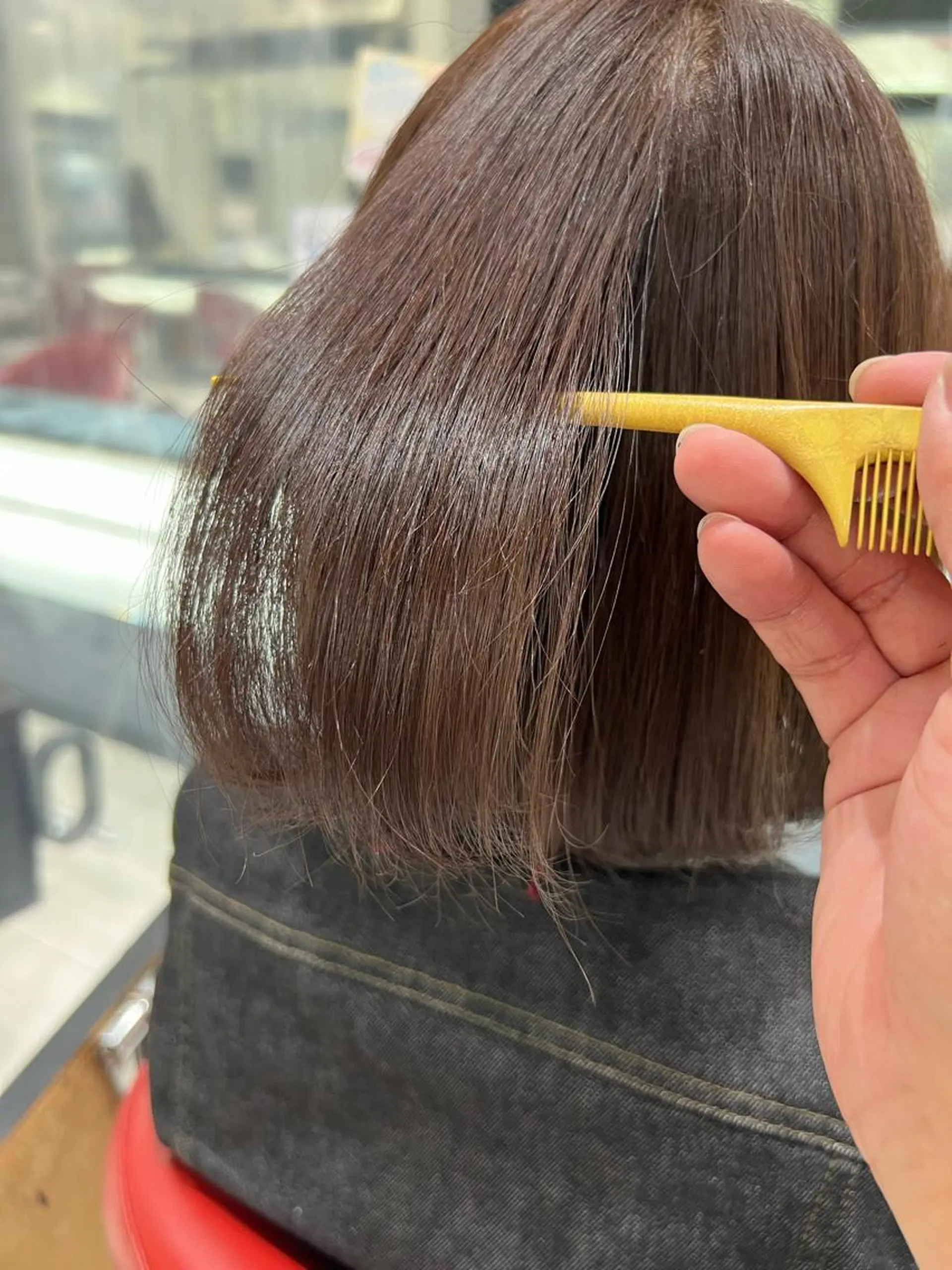 ミディアム カラー カット ヘアカラー トリートメント ✨髪質改善✨ 田西　基彦のヘアスタイル