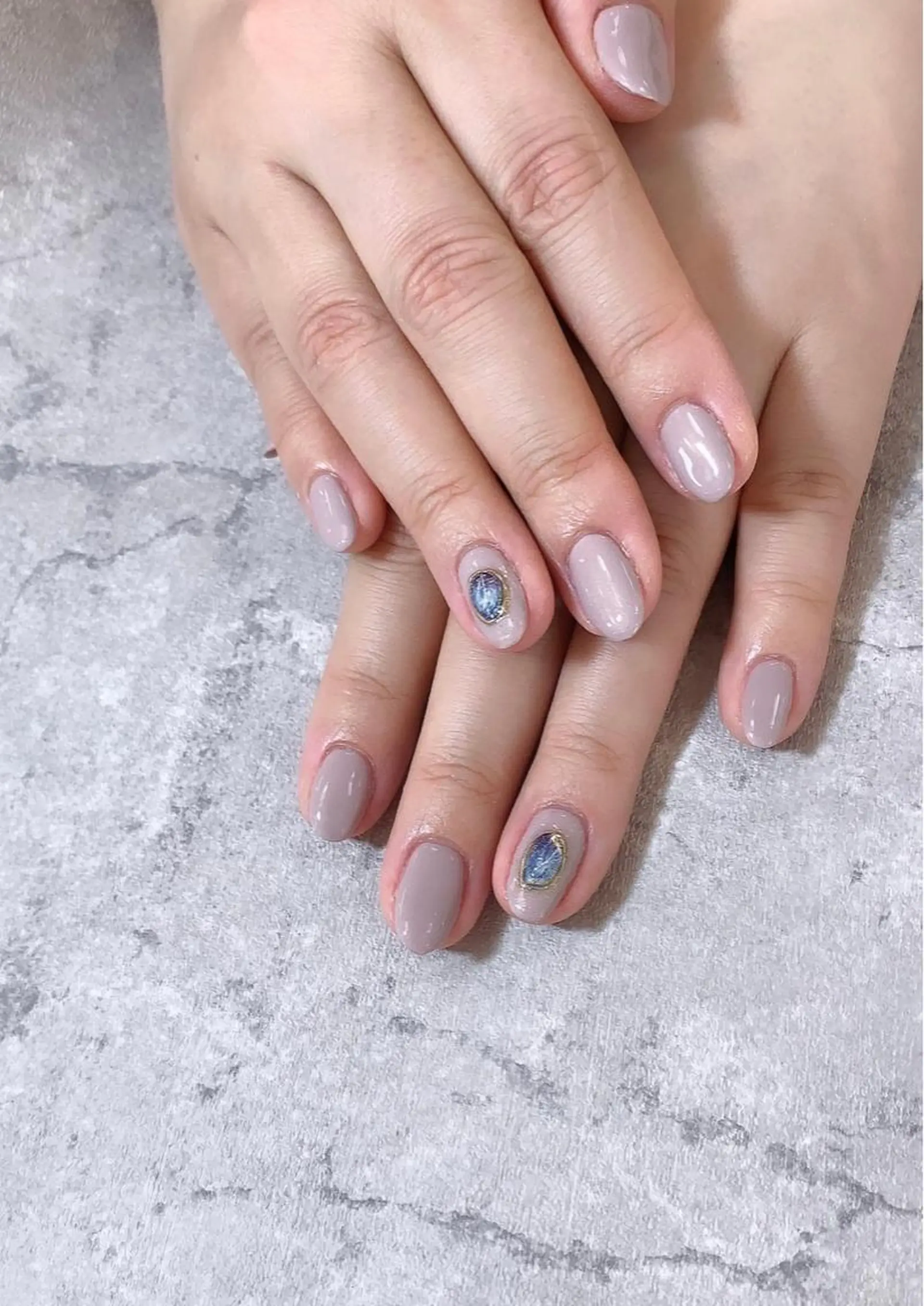 ネイル マグネットネイル ワンカラーネイル ハンドネイル FASTNAIL PLUS 新宿店のネイルデザイン