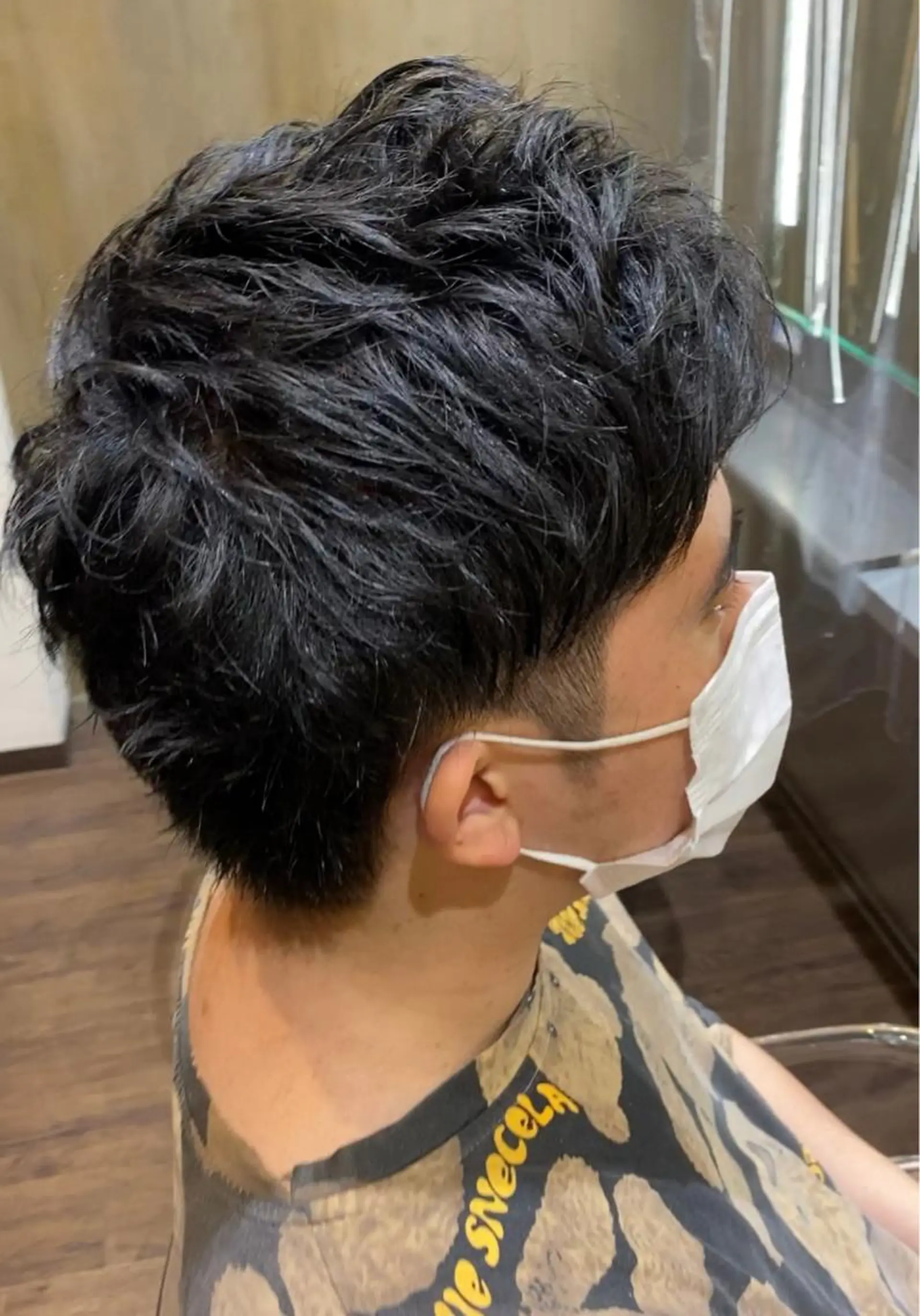 ショート メンズ モヒカン メンズパーマ カット パーマ Jean Claude BIGUINE 丸の内マイプラザ所属・谷口 雅門のヘアスタイル