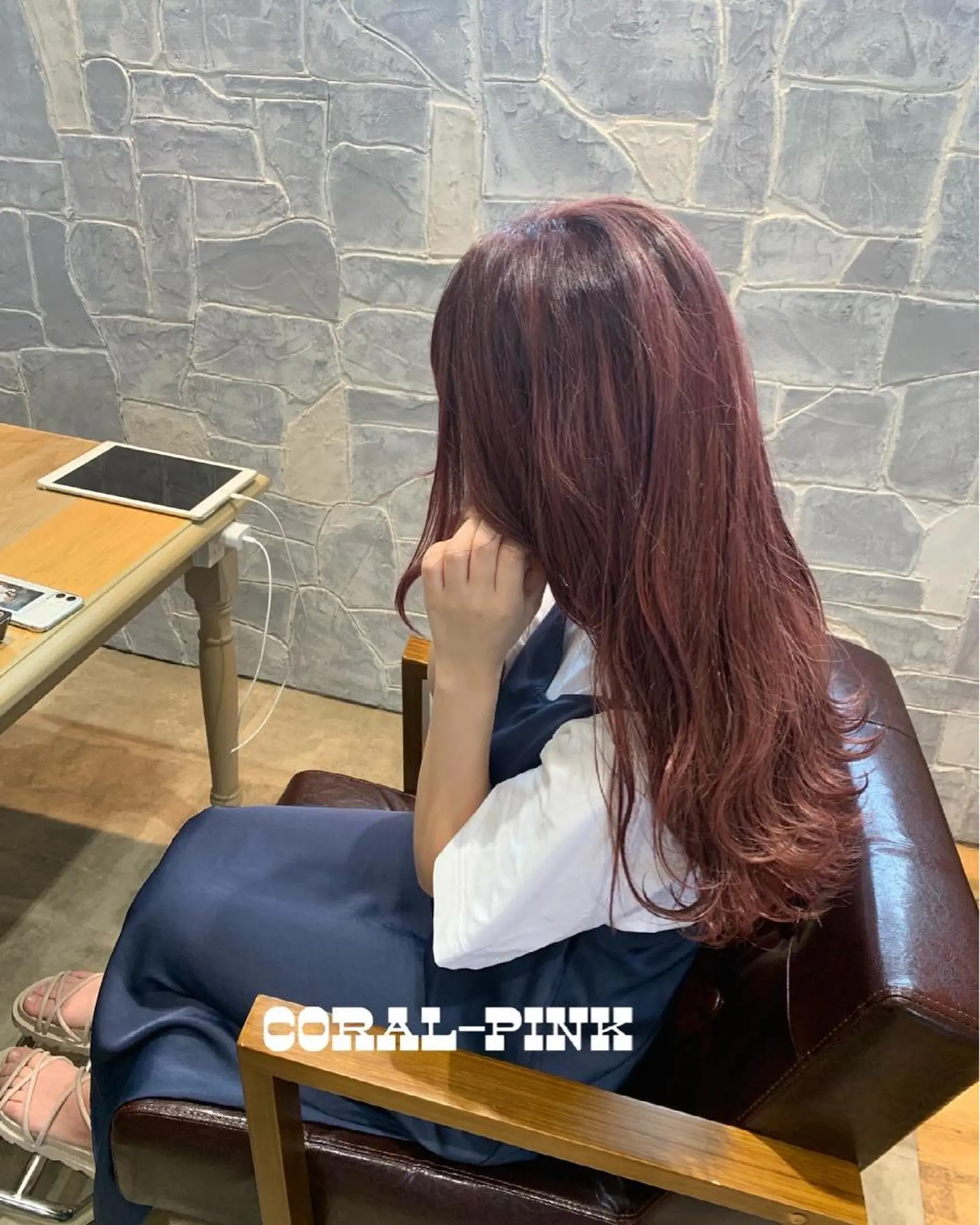 ロング カット ヘアカラー トリートメント HAIR SALONgenie (ヘアーサロンジーニー)所属・嶋崎 啓人のヘアスタイル