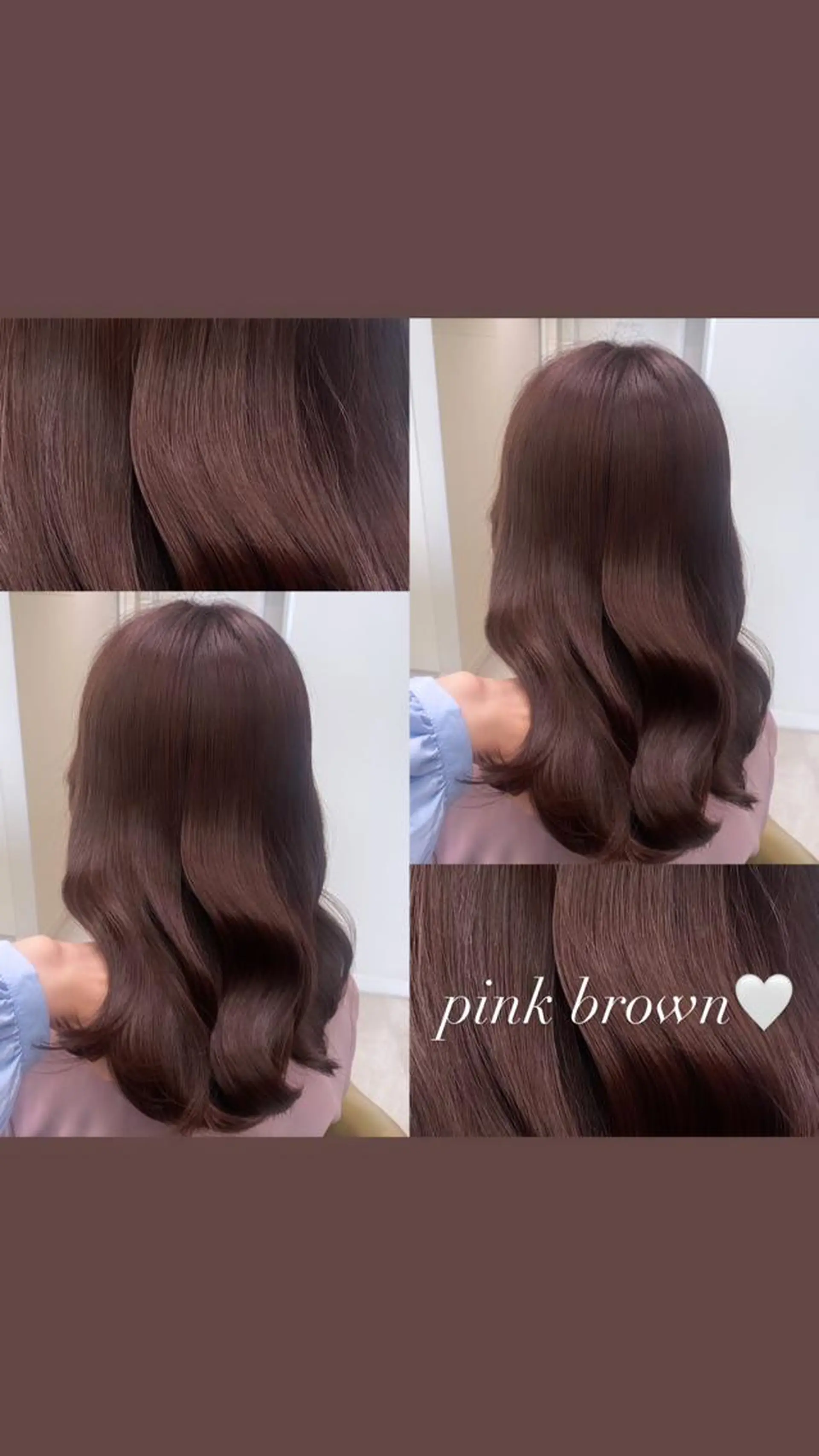 セミロング カラー ブリーチなしWカラー 🎀韓国ヘア/amiのヘアスタイル