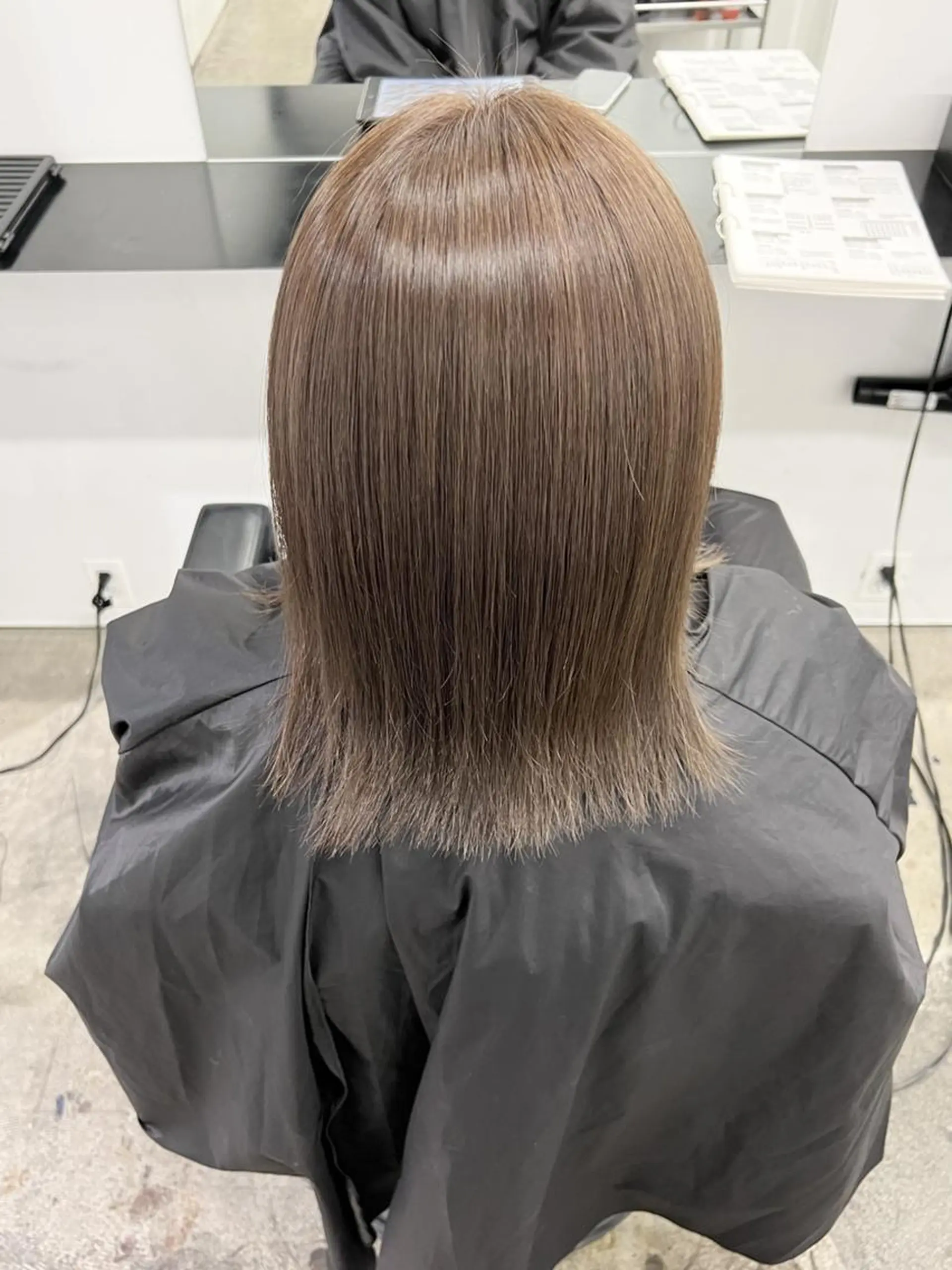 ミディアム カット ヘアカラー トリートメント ダブルカラー/ -KOKO-本八幡のヘアスタイル