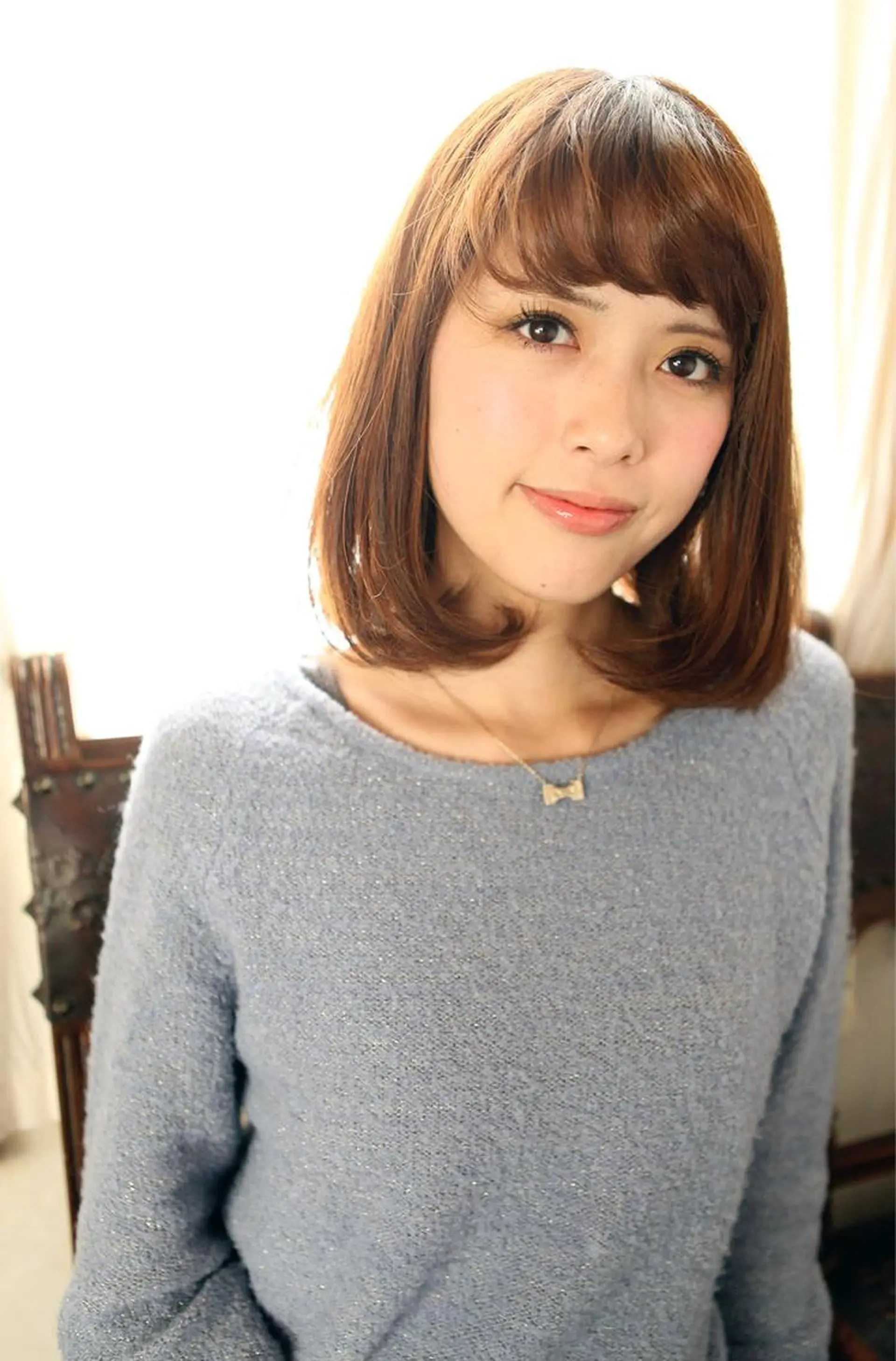 ミディアム パーマ marie-anne 浜松元目店のヘアスタイル