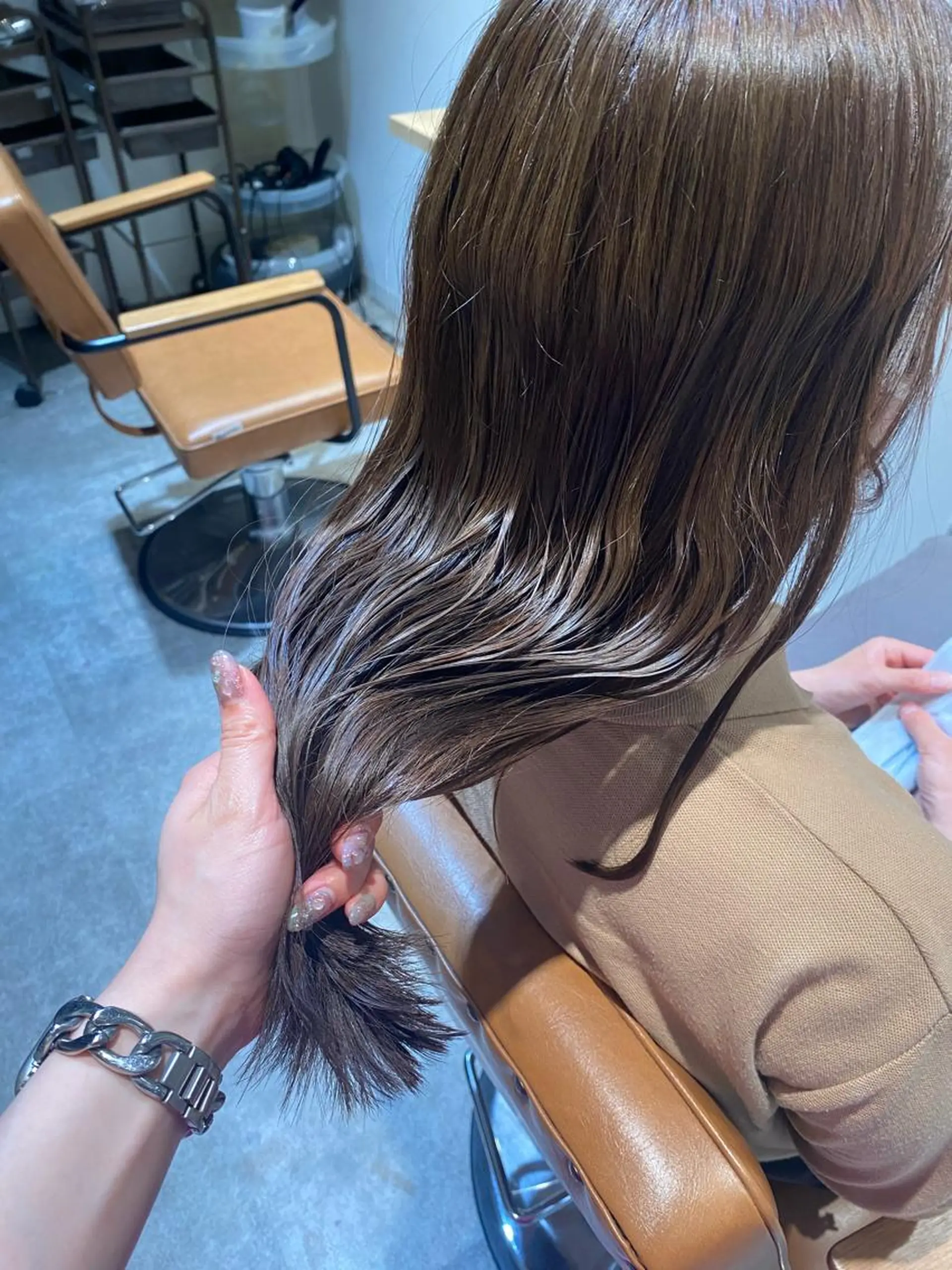 ロング カラー カット ヘアカラー トリートメント オスズ 🎀´-のヘアスタイル