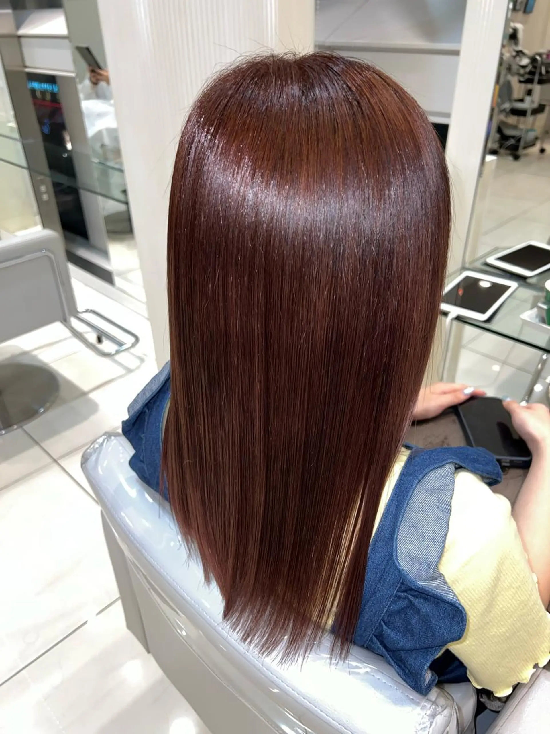 ロング カット ヘアカラー トリートメント 縮毛矯正/髪質改善 /ブリーチ/東陽町✨のヘアスタイル