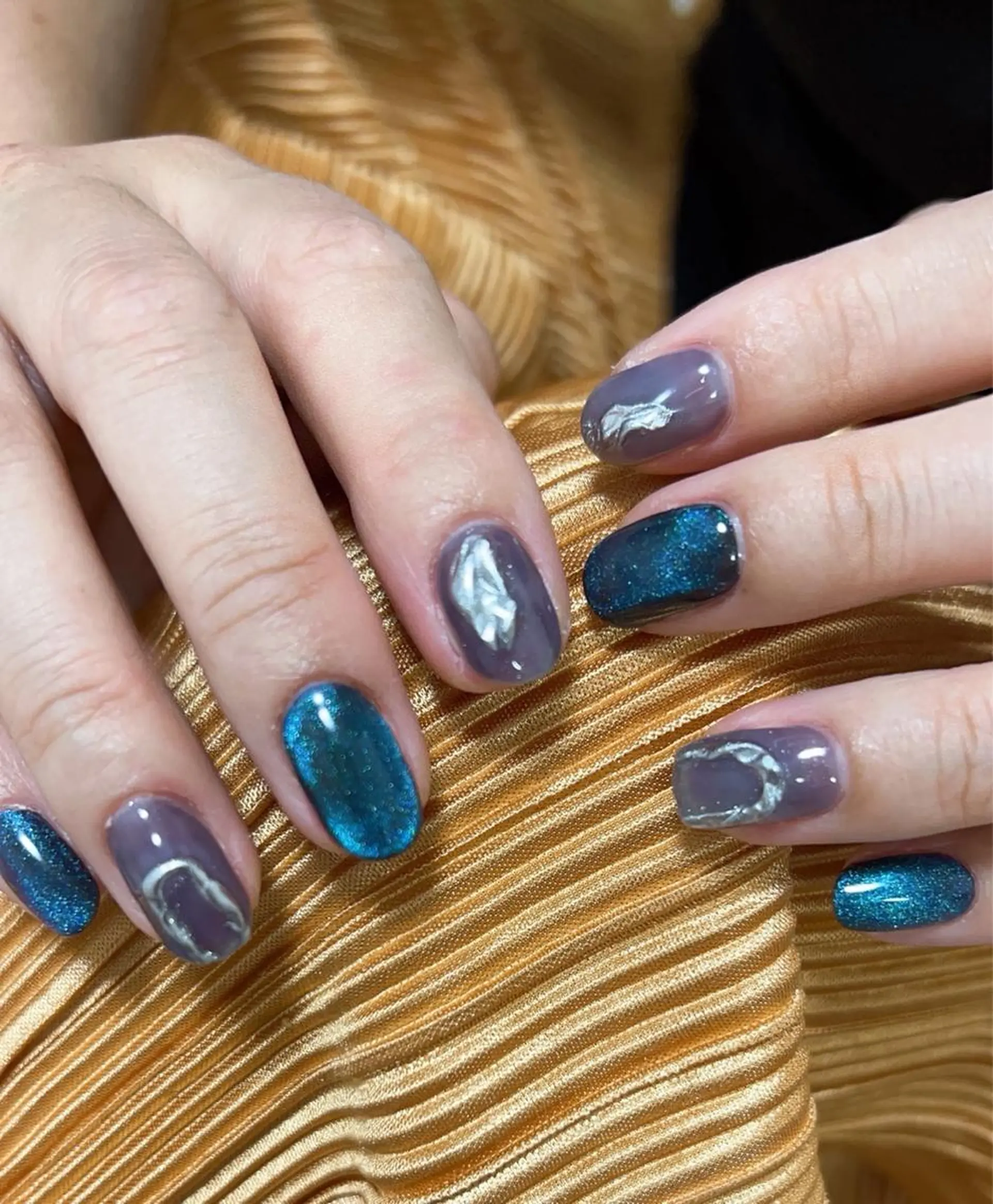 ネイル マグネットネイル Y nailのネイルデザイン