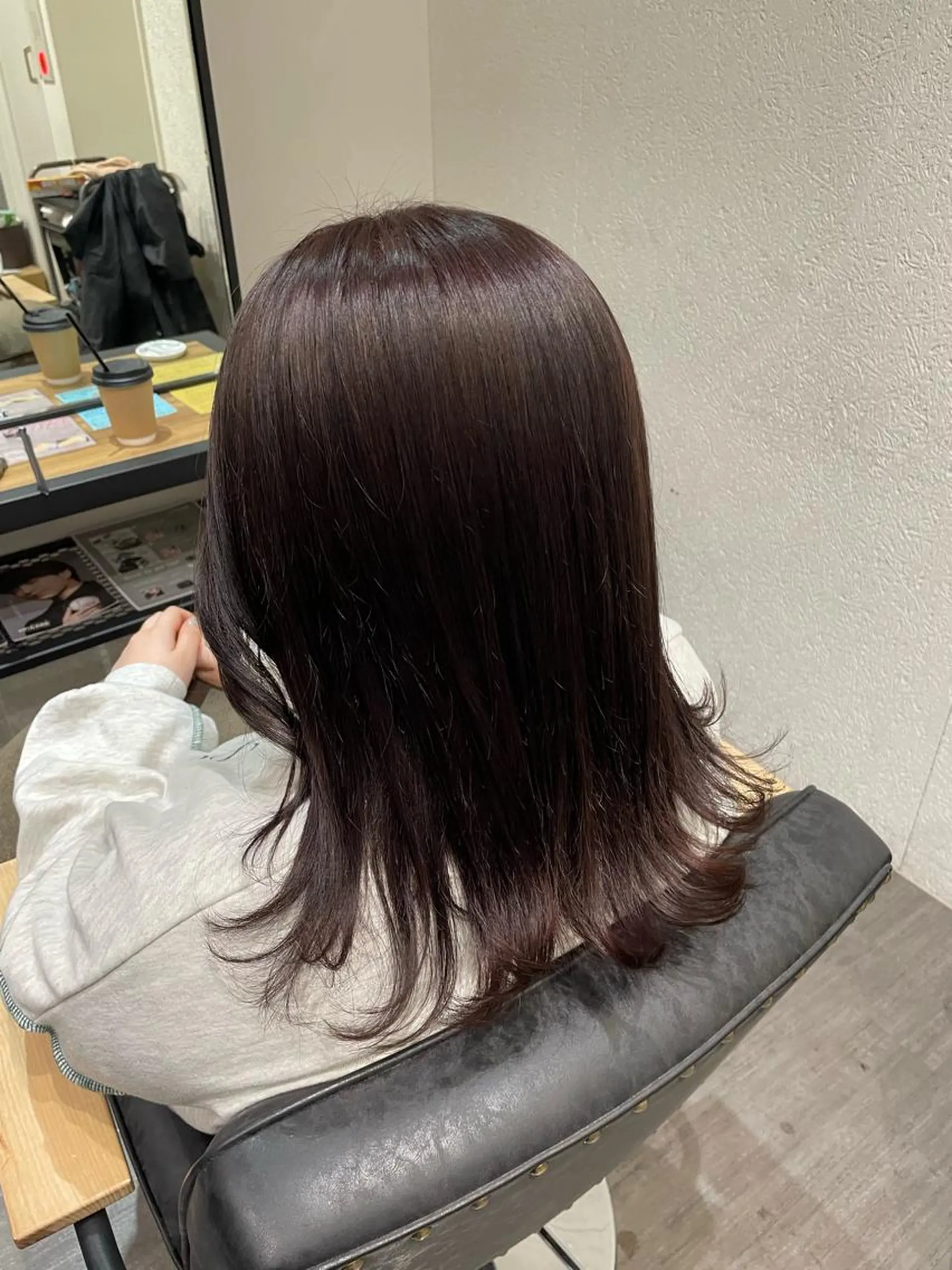 セミロング 片平 帆香のヘアスタイル