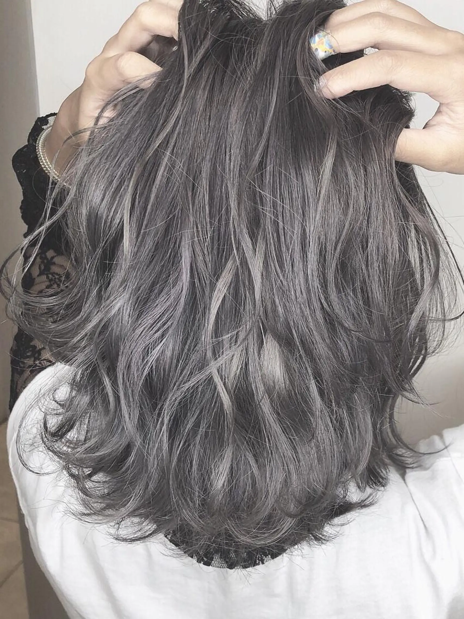 ミディアム 髪質改善 カラー専門店のヘアスタイル