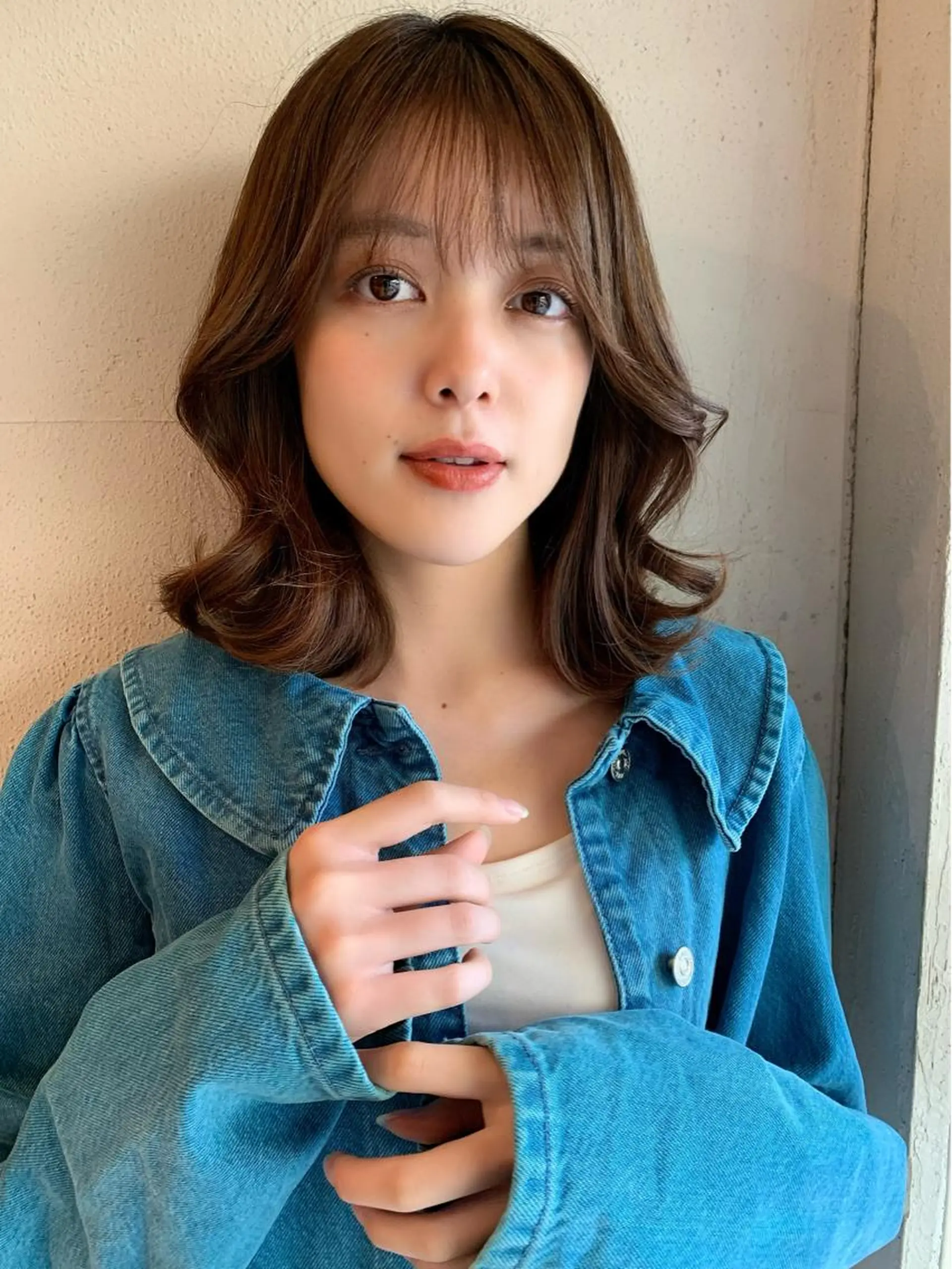 ショート カラー 透明感/オリーブ/ グレージュ/YUKAのヘアスタイル