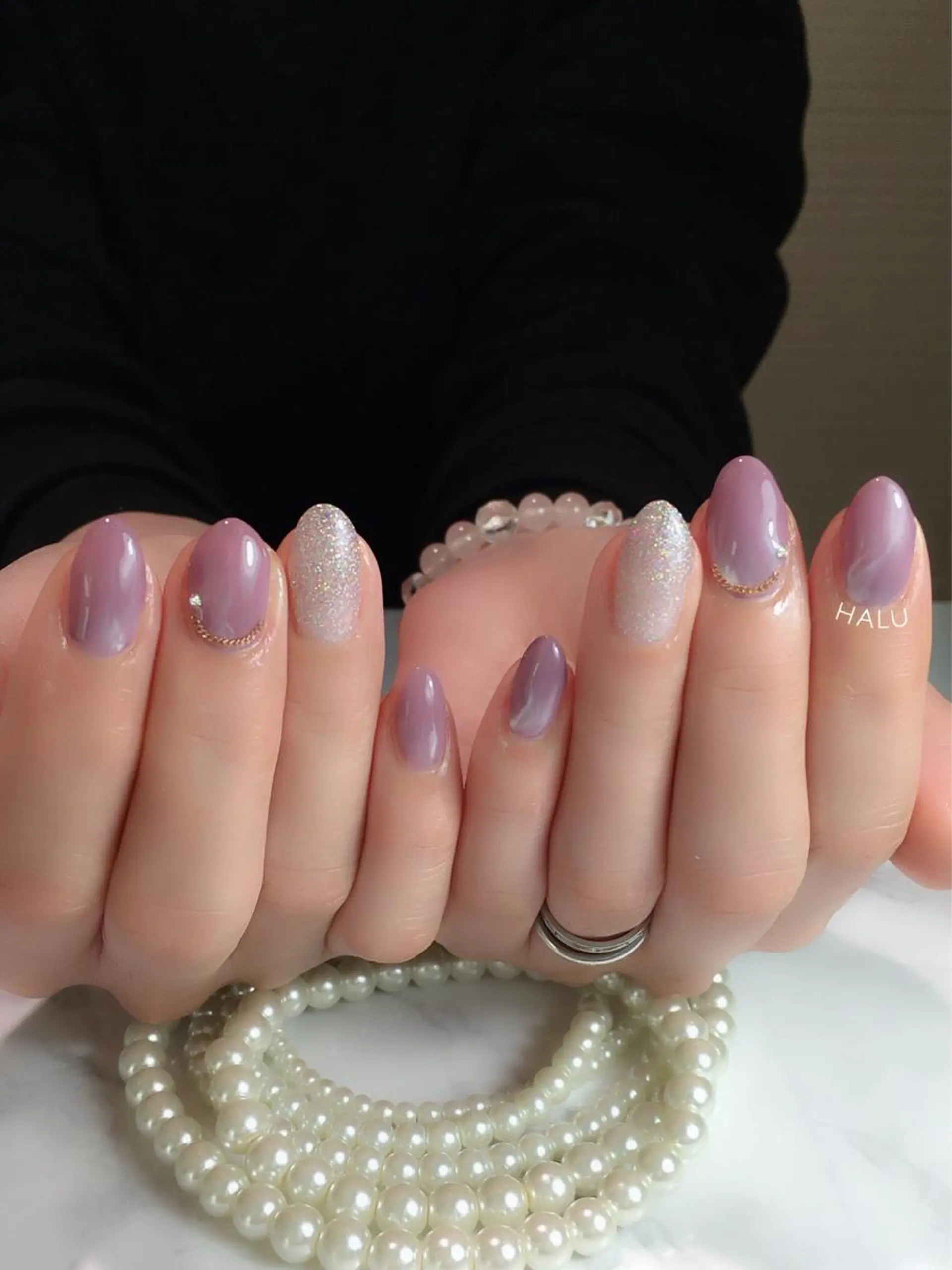 ネイル ニュアンスネイル オフィスネイル HALU ハルのネイルデザイン