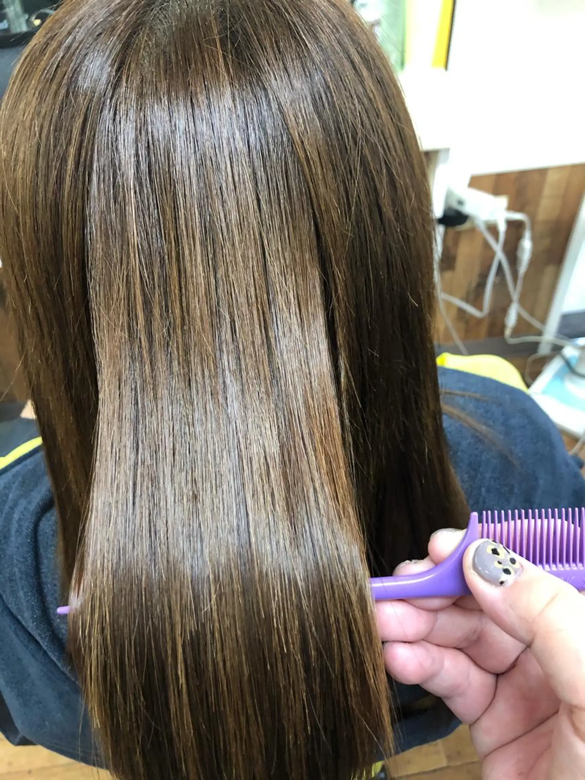 セミロング 髪質改善 トリートメント 酸熱トリートメント B-W ⭐️REIKOのヘアスタイル