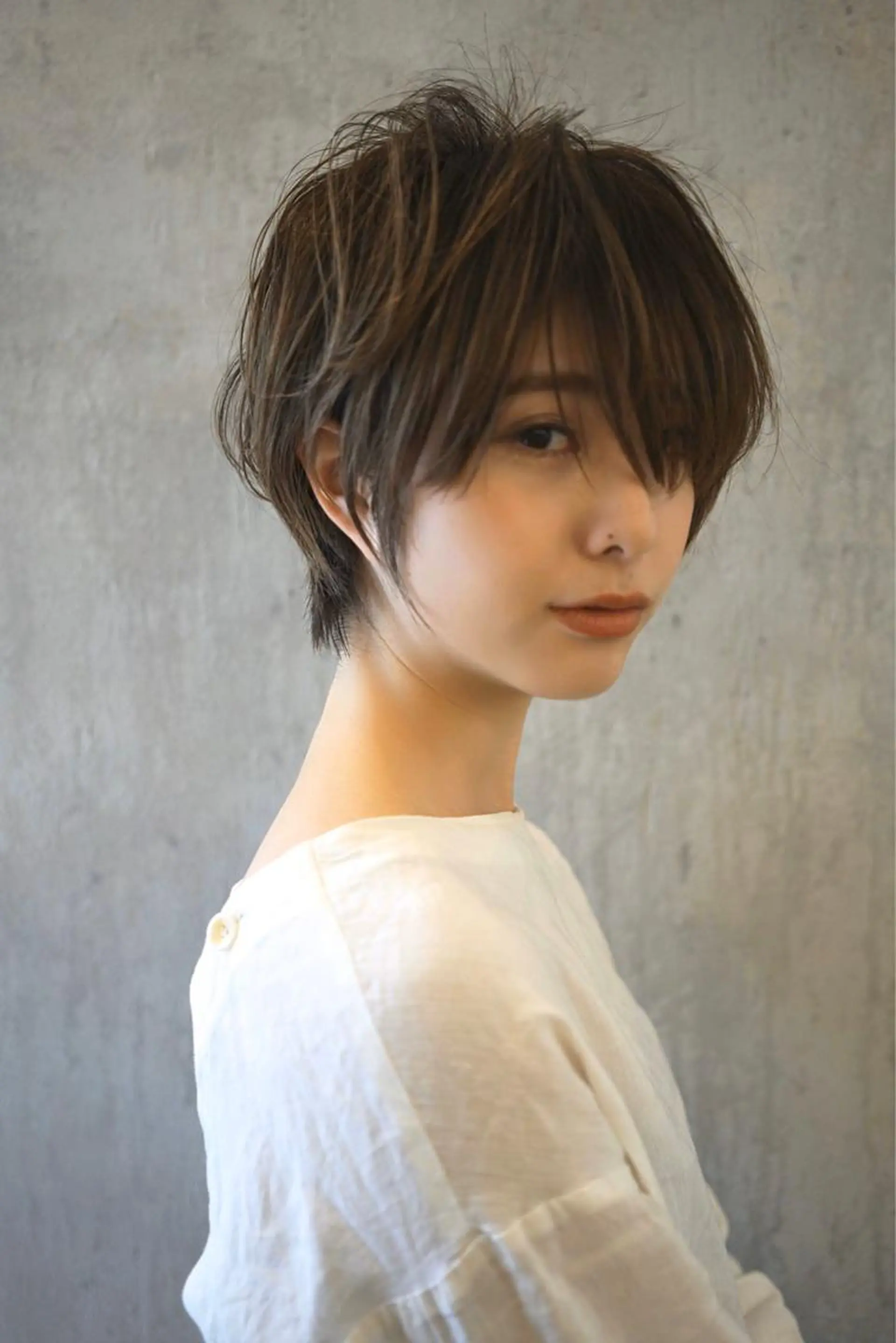 ショート 峯 志帆のヘアスタイル