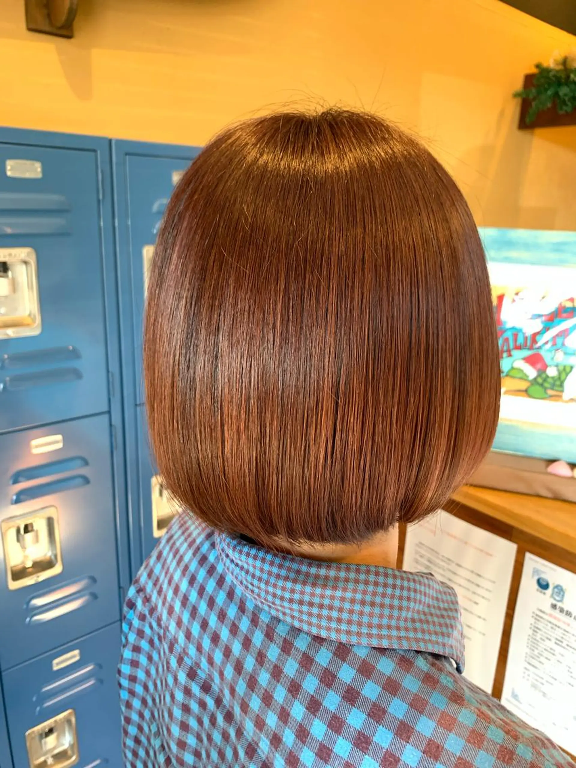 ミディアム 縮毛矯正/髪質改善 飯田公祐のヘアスタイル