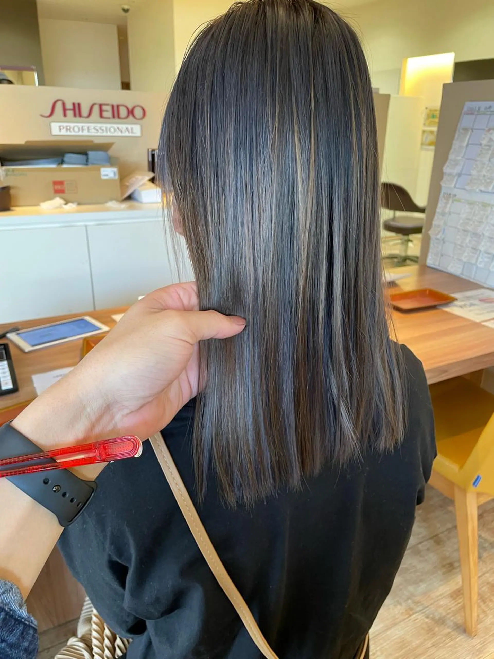 ロング ハイライト hair terra ce M奈良店のヘアスタイル