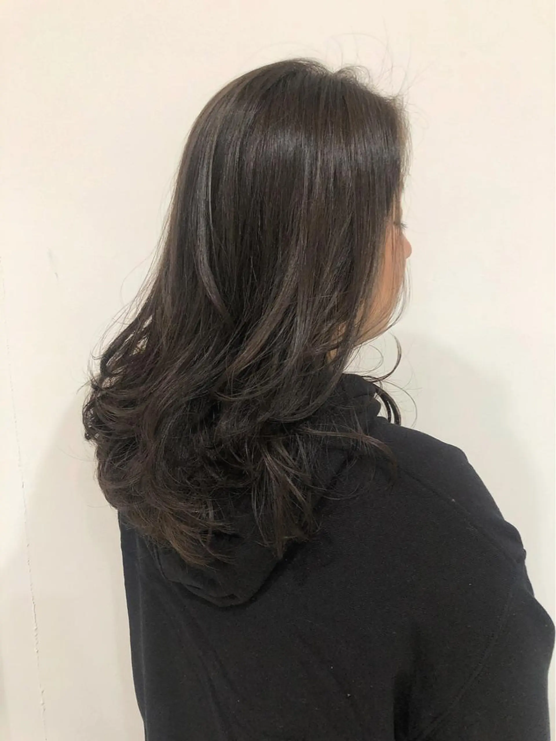 セミロング カラー ヤマモト マイのヘアスタイル