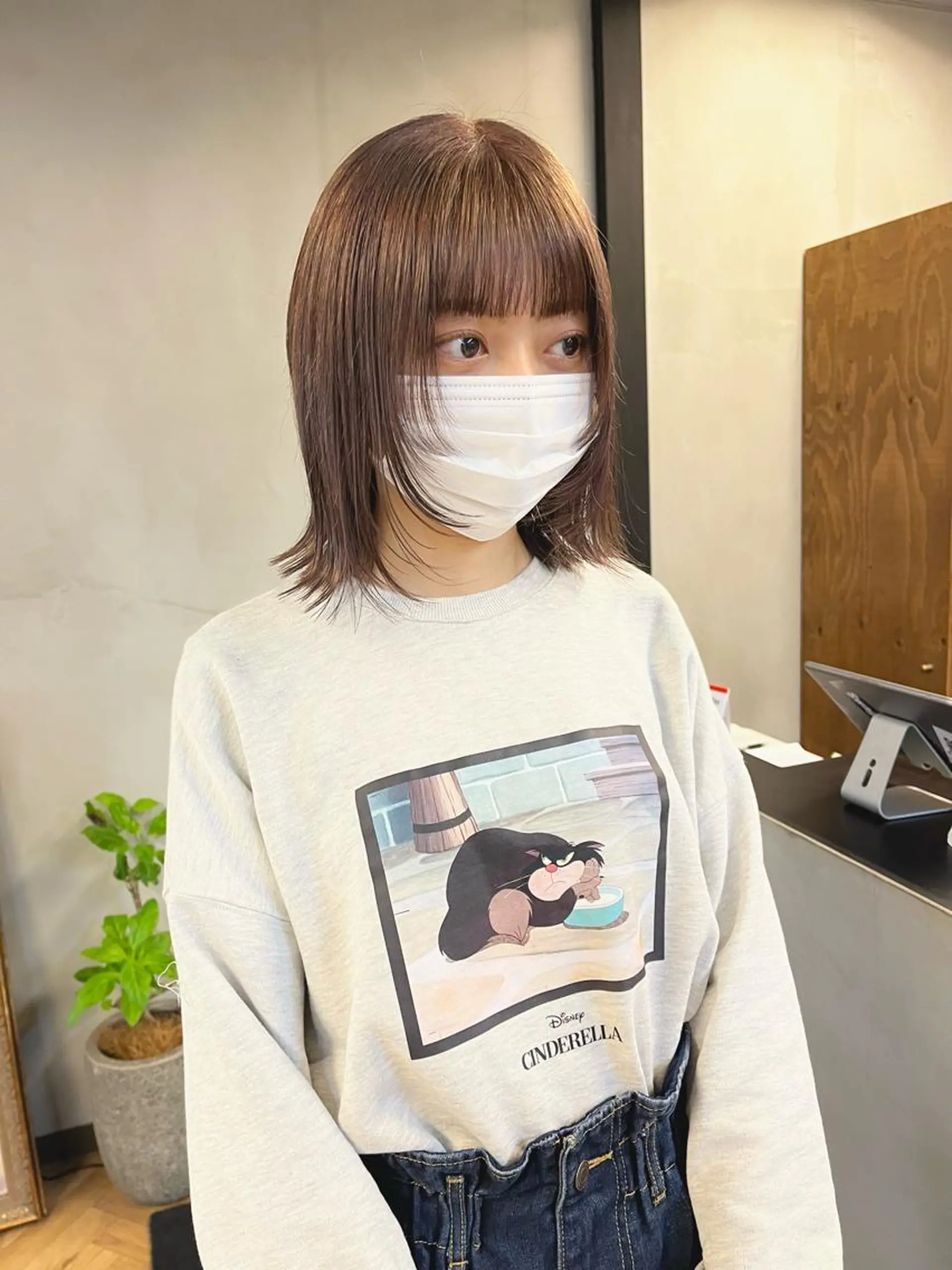 ミディアム カラー ブリーチ esu西梅田所属・ena/ブリーチなし 透明感・レイヤー🎀のヘアスタイル