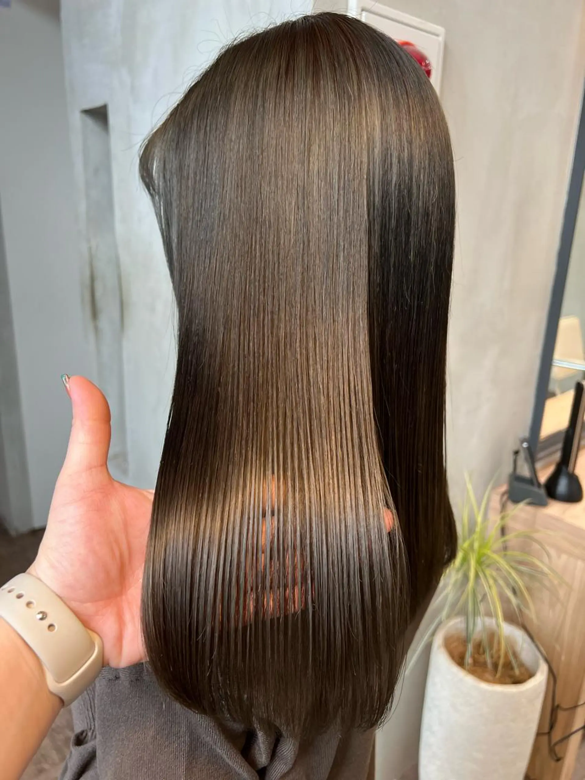 セミロング カラー ヘアアレンジ トリートメント カット 縮毛矯正 トリートメント ヘアセット 悩み解決/艶髪/ LISAのヘアスタイル