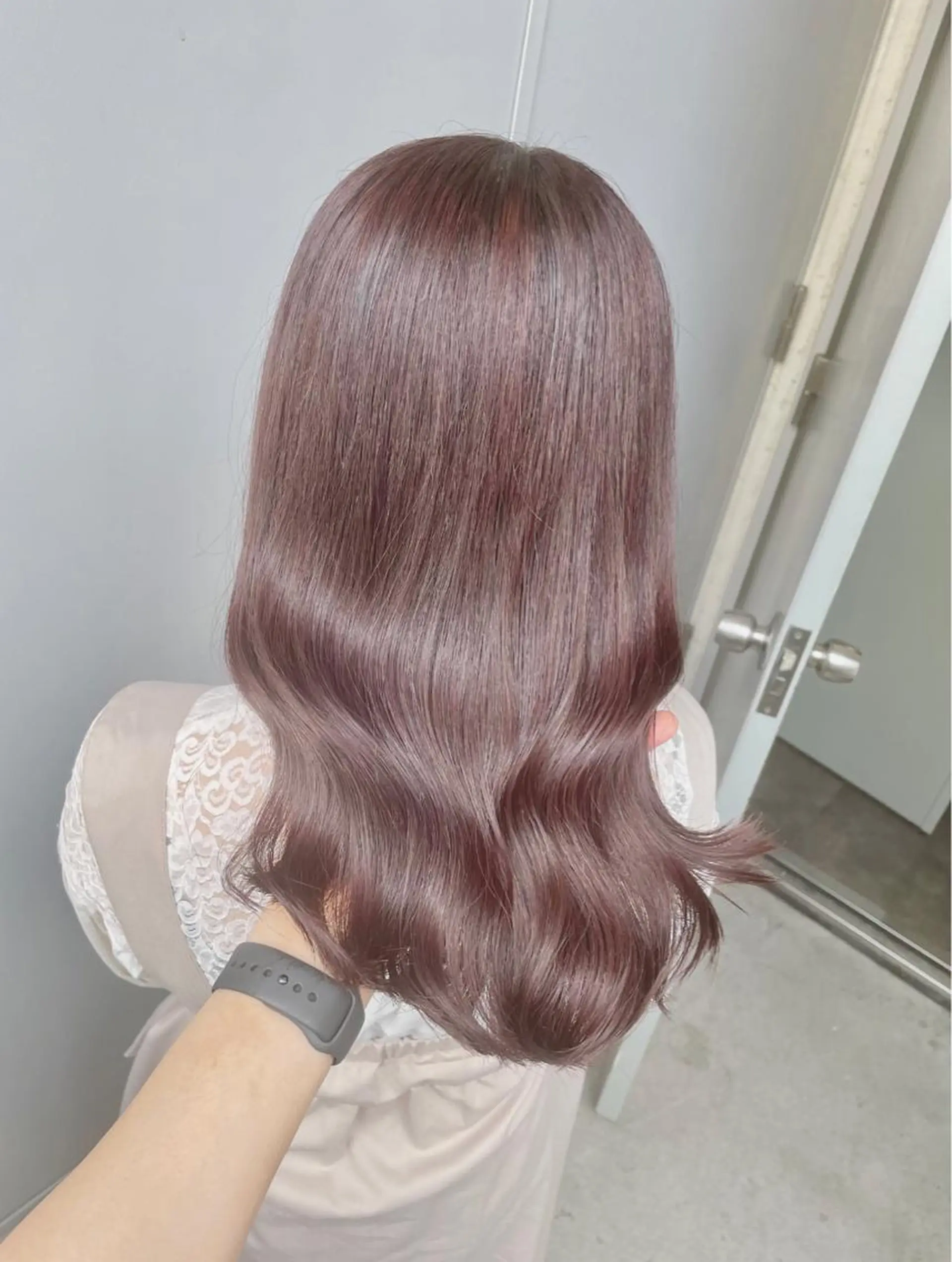 セミロング カラー ヘアカラー ヘッドスパ ヘアセット ベージュカラー💖 やすひろのヘアスタイル