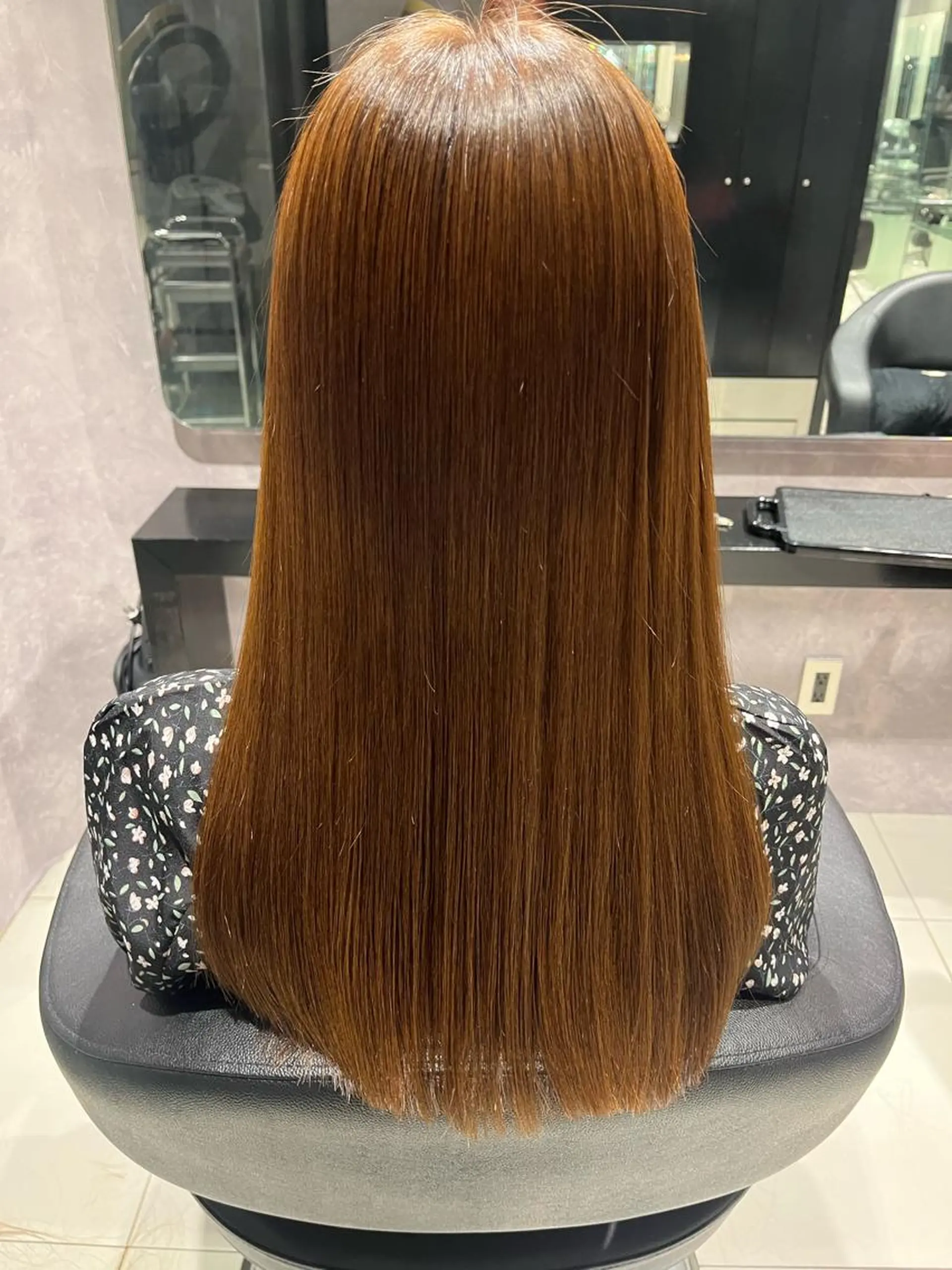 ミディアム 縮毛矯正 トリートメント SEKINE KANAのヘアスタイル