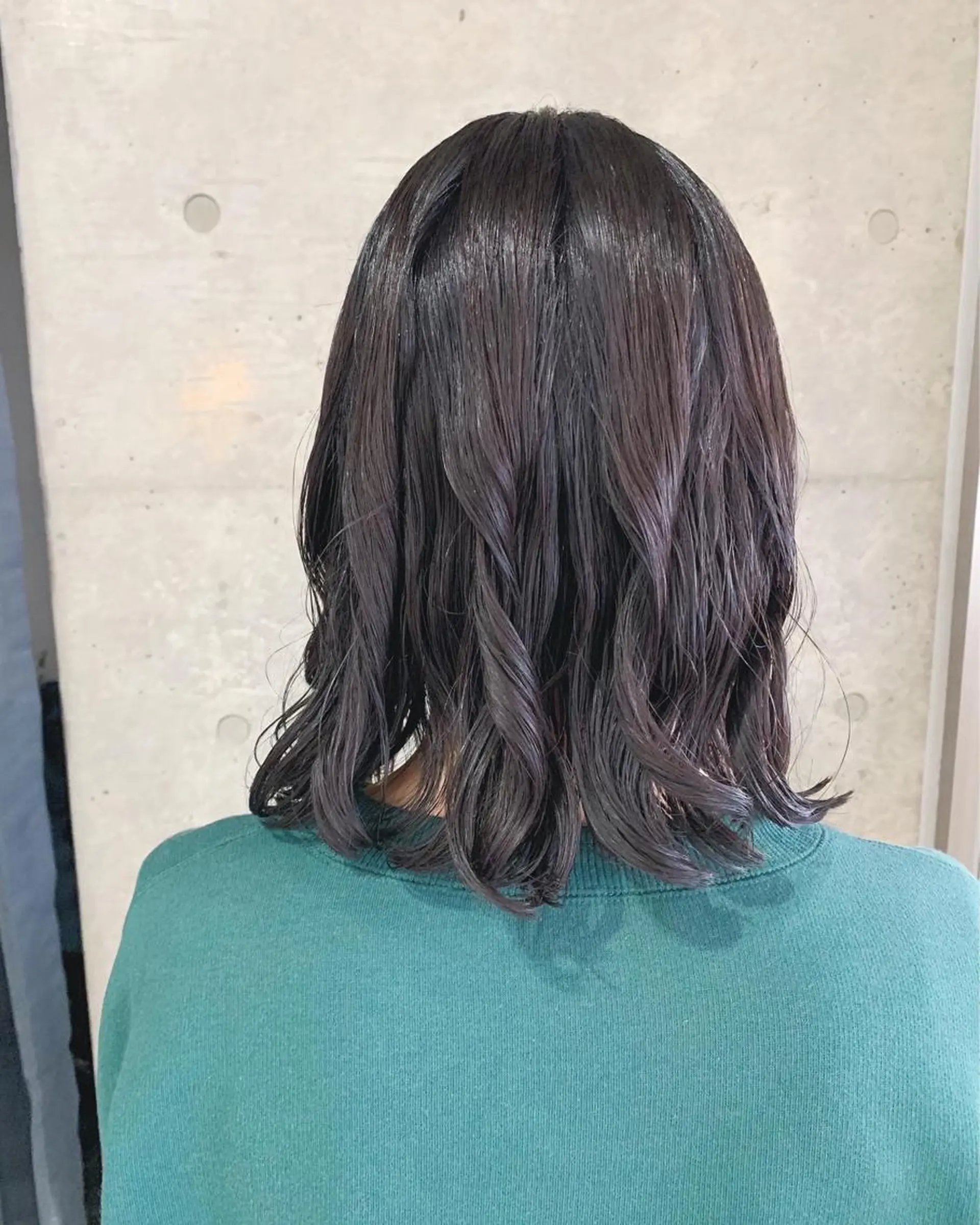 ミディアム パーマ ボブパーマコテ巻き風 パーマNo1深江秀平のヘアスタイル