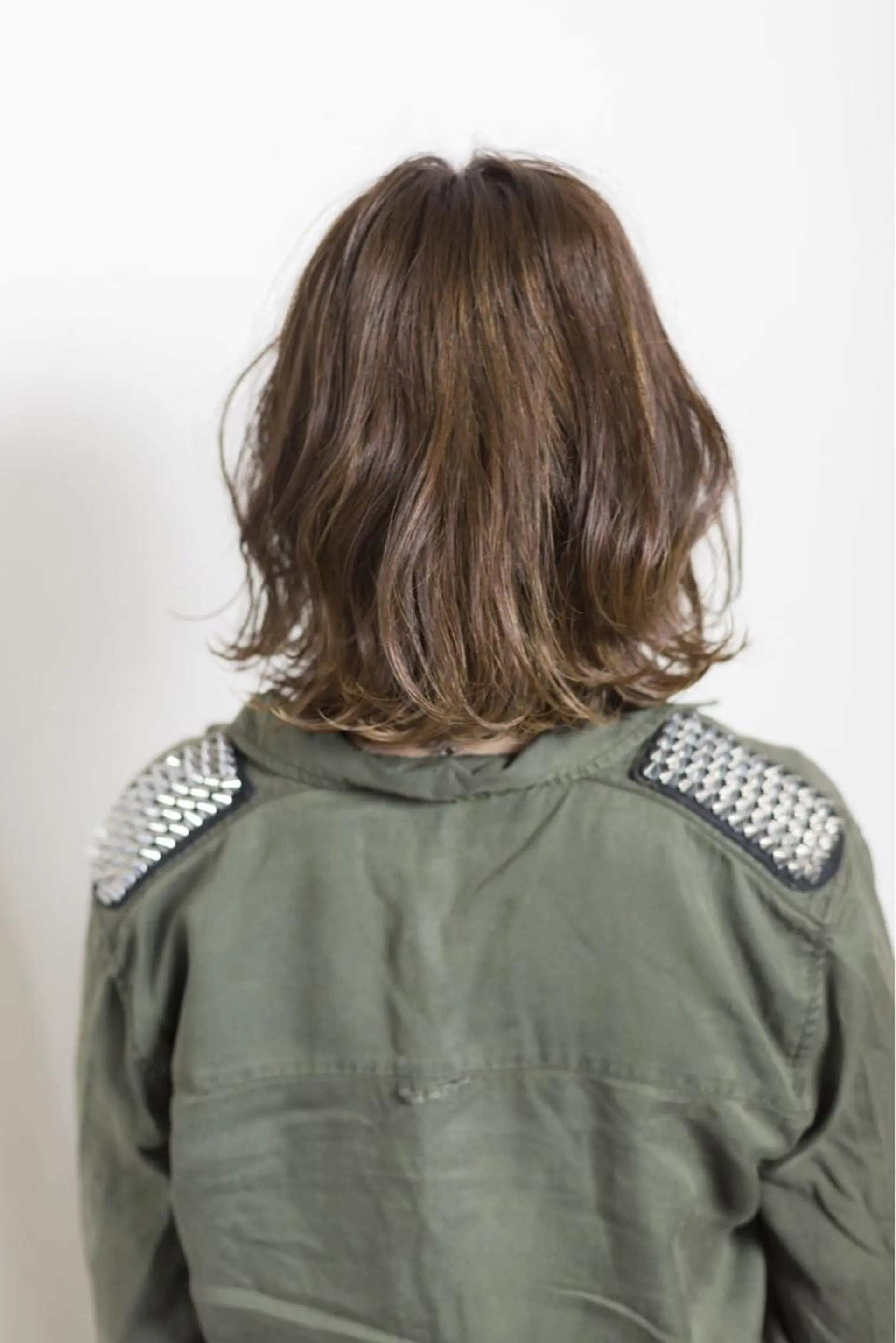 ミディアム カラー ハイライトカラー ハイライト otto滑川市 yukaのヘアスタイル