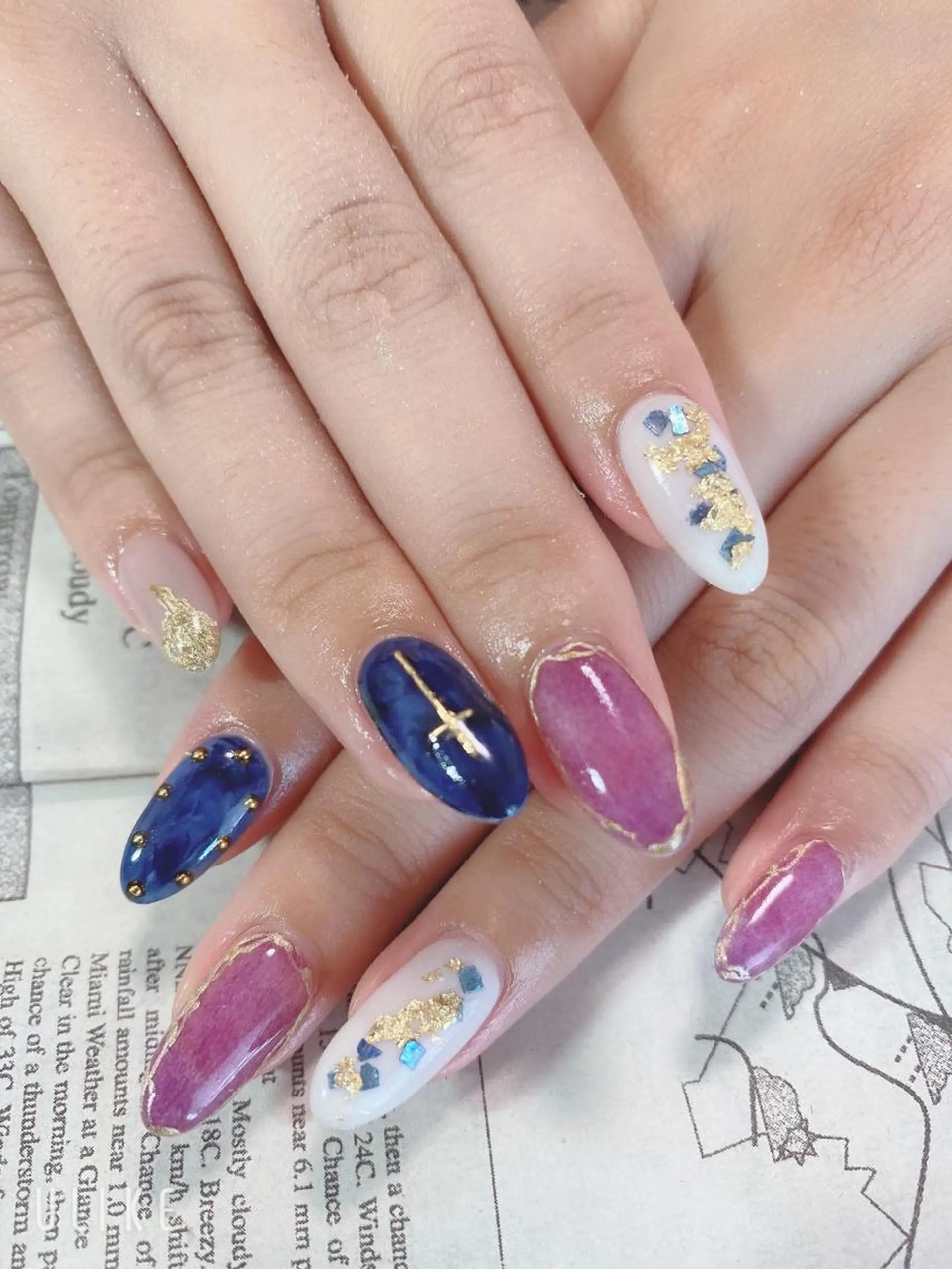 ネイル ハンドネイル ハンドケア 森山 舞のネイルデザイン