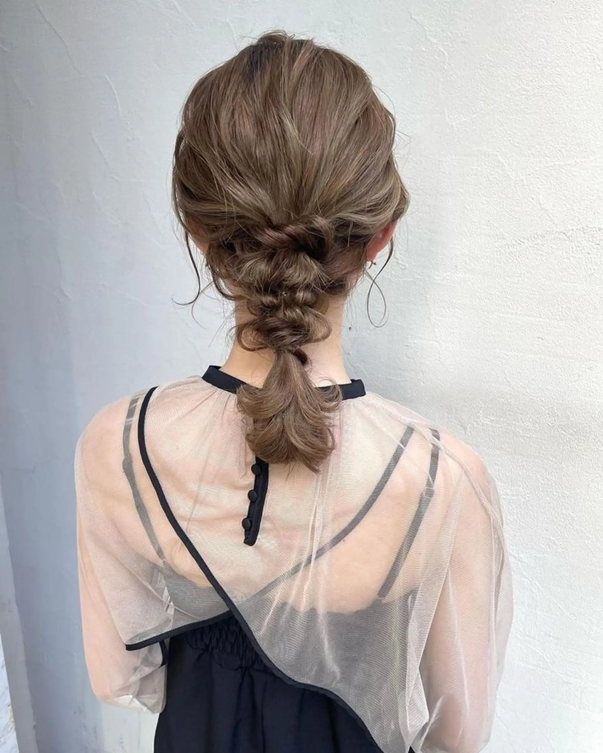 ヘアアレンジ ボブ/レイヤー/ニュ アンスパーマ/小夏のヘアスタイル