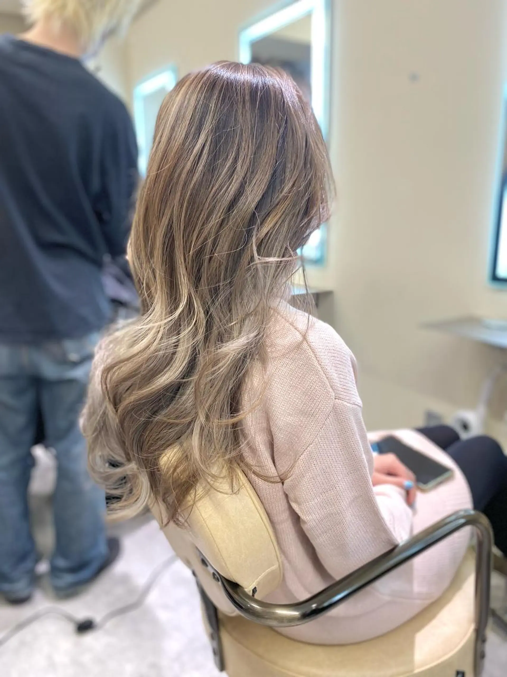 ロング カラー カット ヘアカラー トリートメント opus 店長大和 レイヤー/赤み消しのヘアスタイル