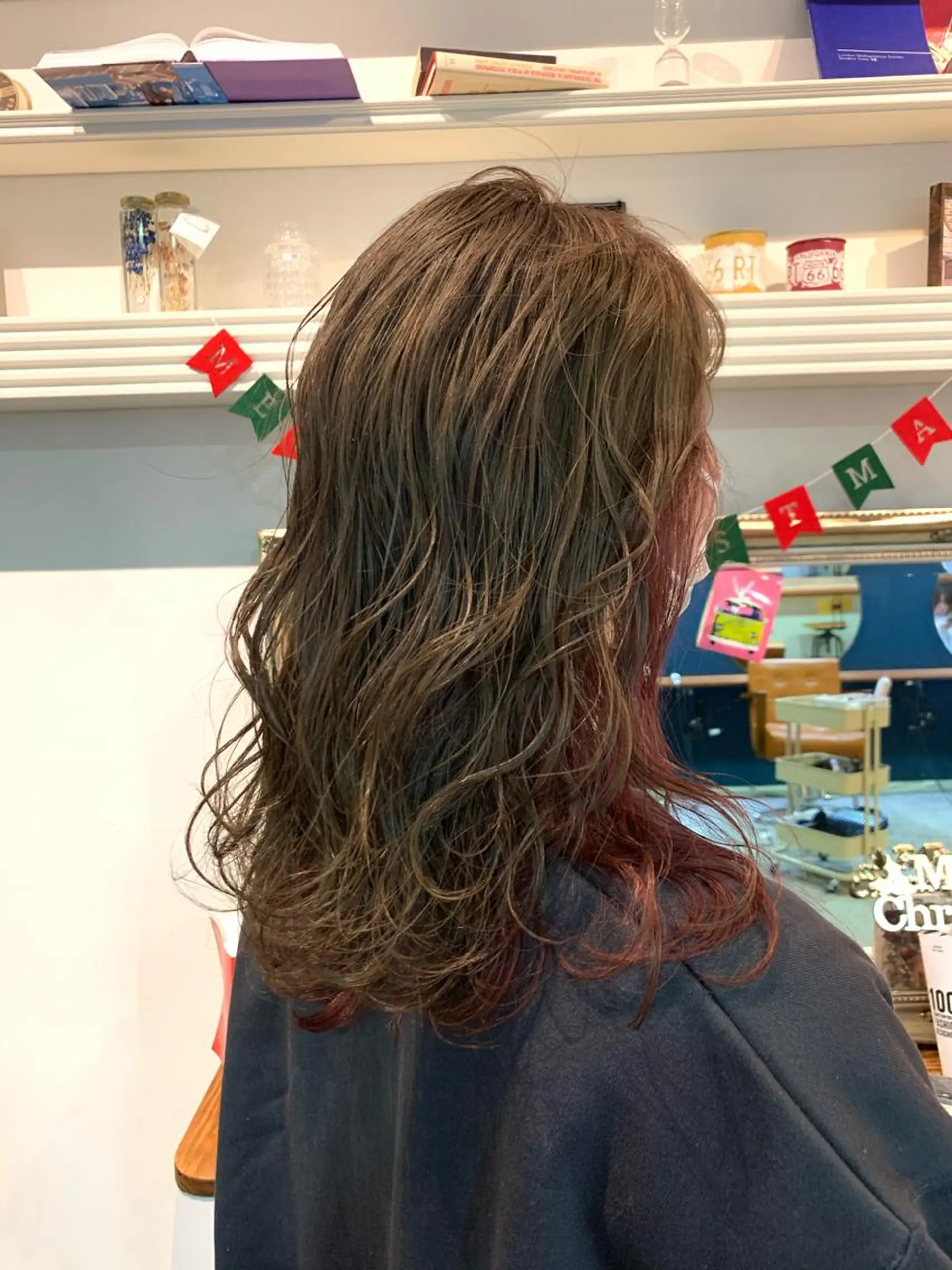 セミロング ヘアカラー トリートメント ヘッドスパ ヘアセット 大宮/山口 竣也のヘアスタイル